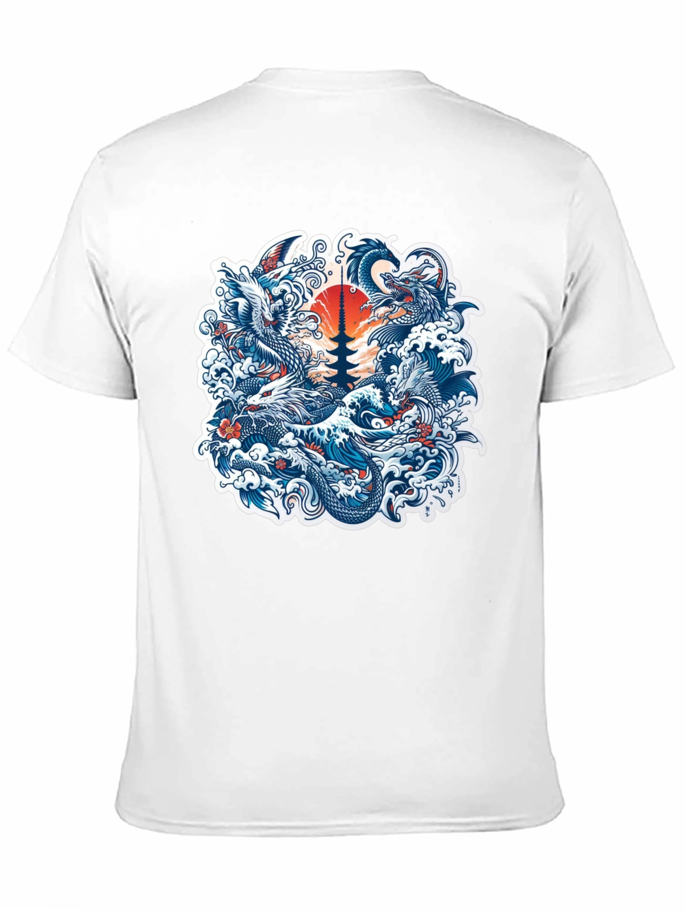 Dragon and Pagoda T-Shirt