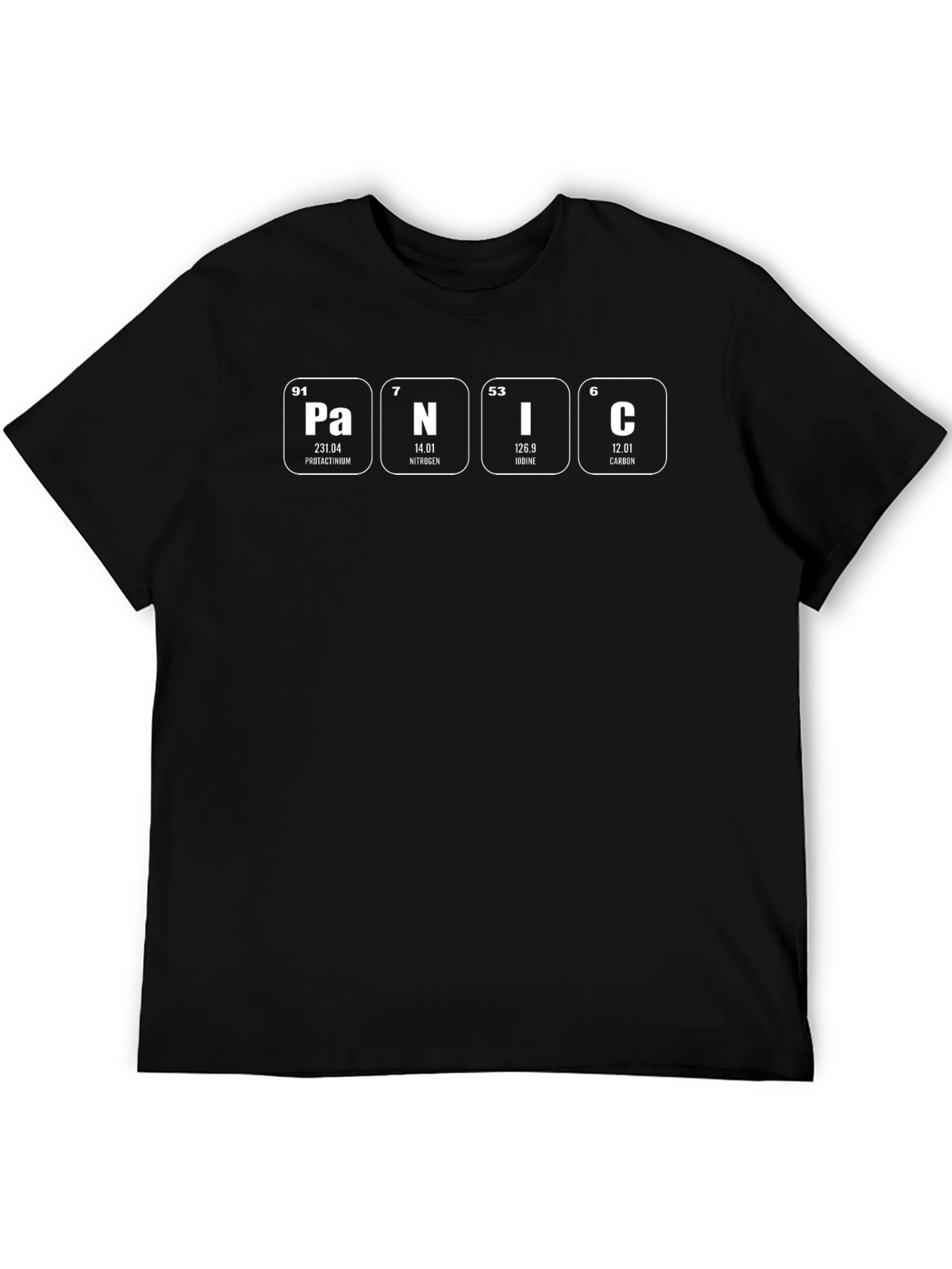 Panic Periodic Table T-Shirt