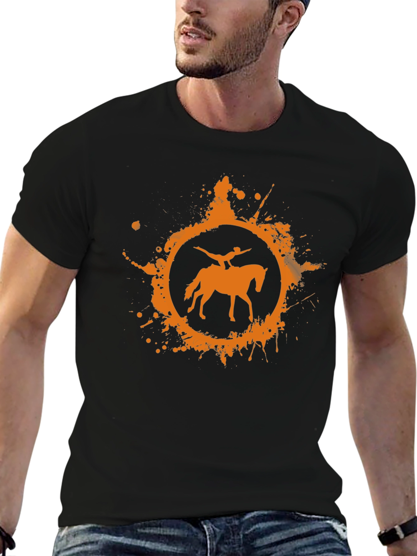 Equestrian Silhouette Graphic Tee