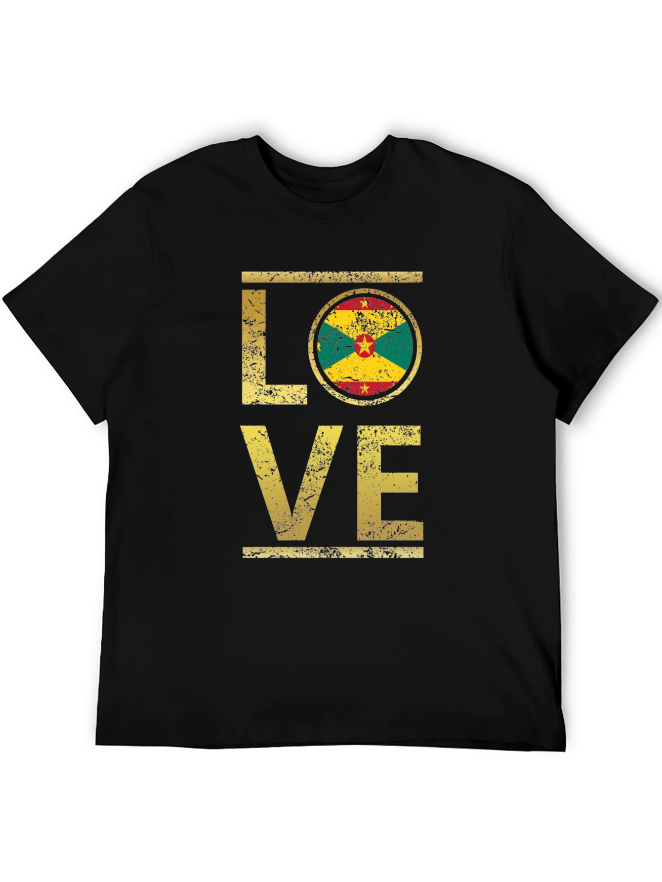 Grenada Flag Love Graphic Tee