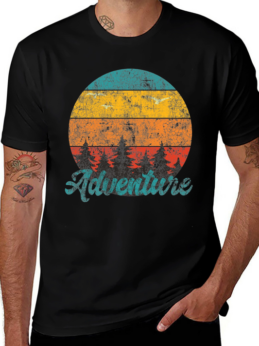 Retro Adventure Graphic T-Shirt - Vintage Inspired Tee