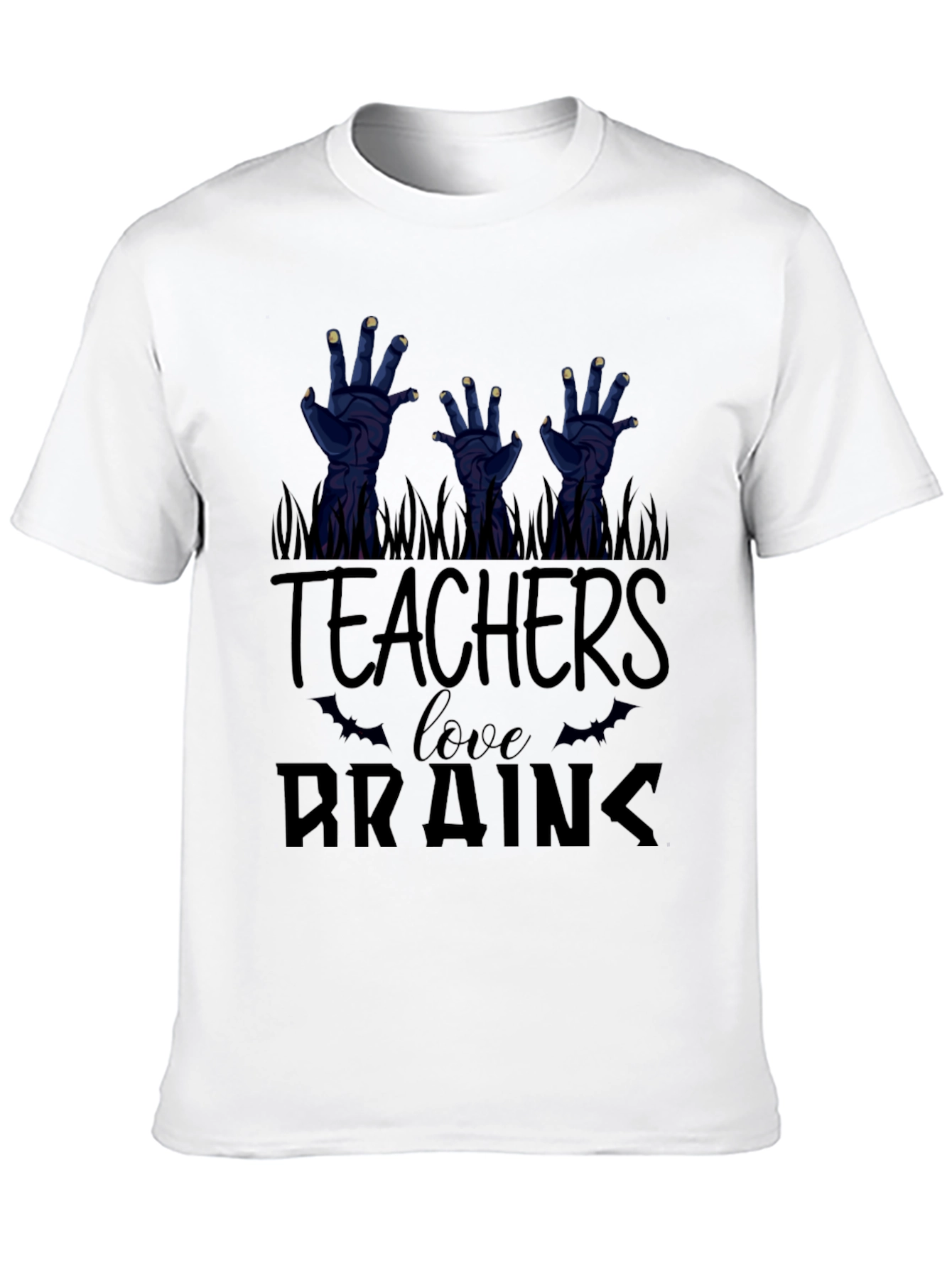 Teachers Love Brains T-Shirt - Halloween Tee