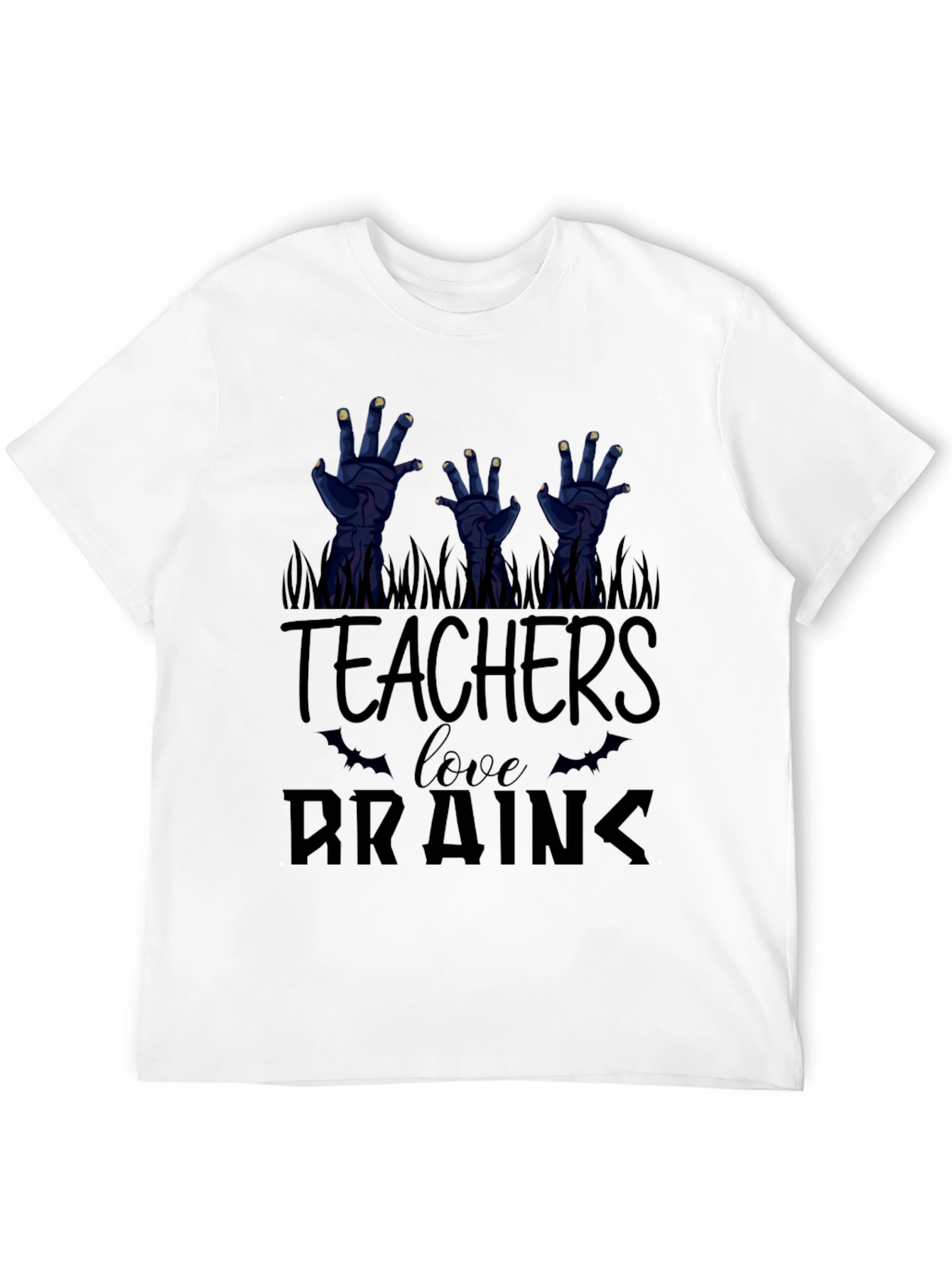 Teachers Love Brains T-Shirt - Halloween Tee