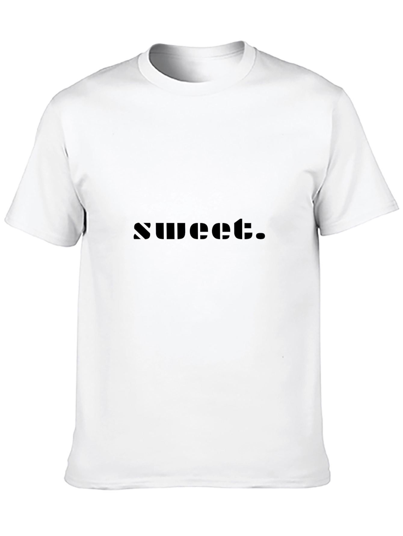 Sweet Graphic Black T-Shirt