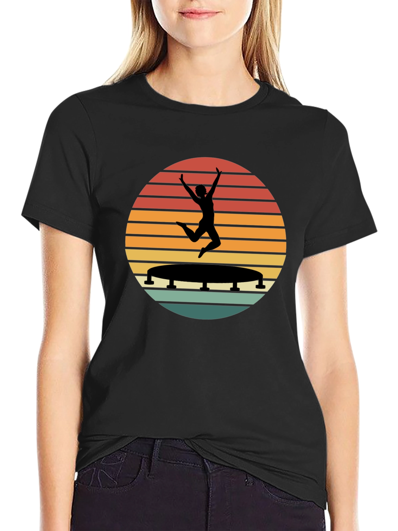 Retro Trampoline Athlete T-Shirt