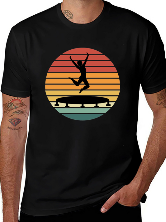 Retro Trampoline Athlete T-Shirt