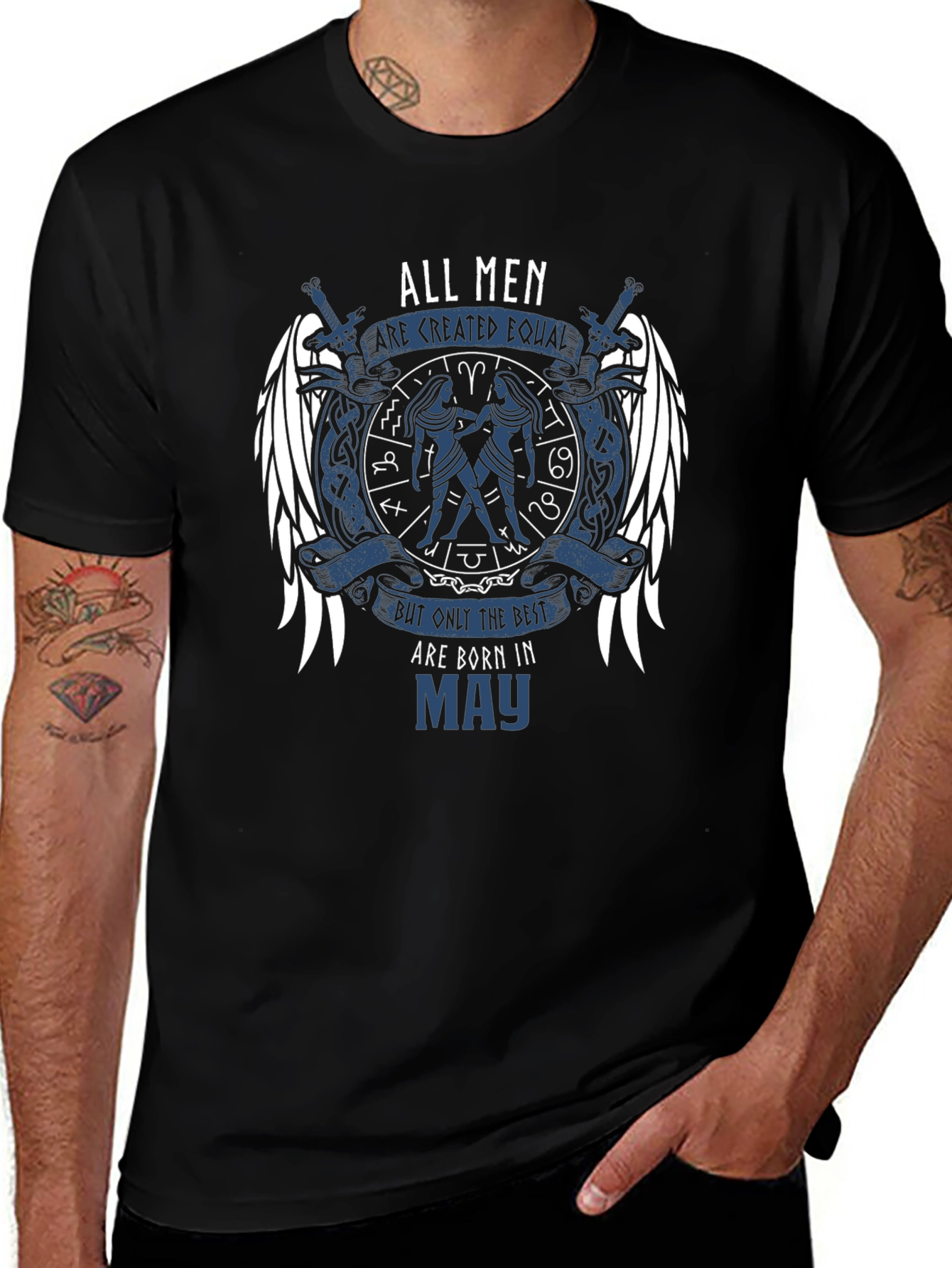 All Men Are Created Equal May Zodiac T-Shirt