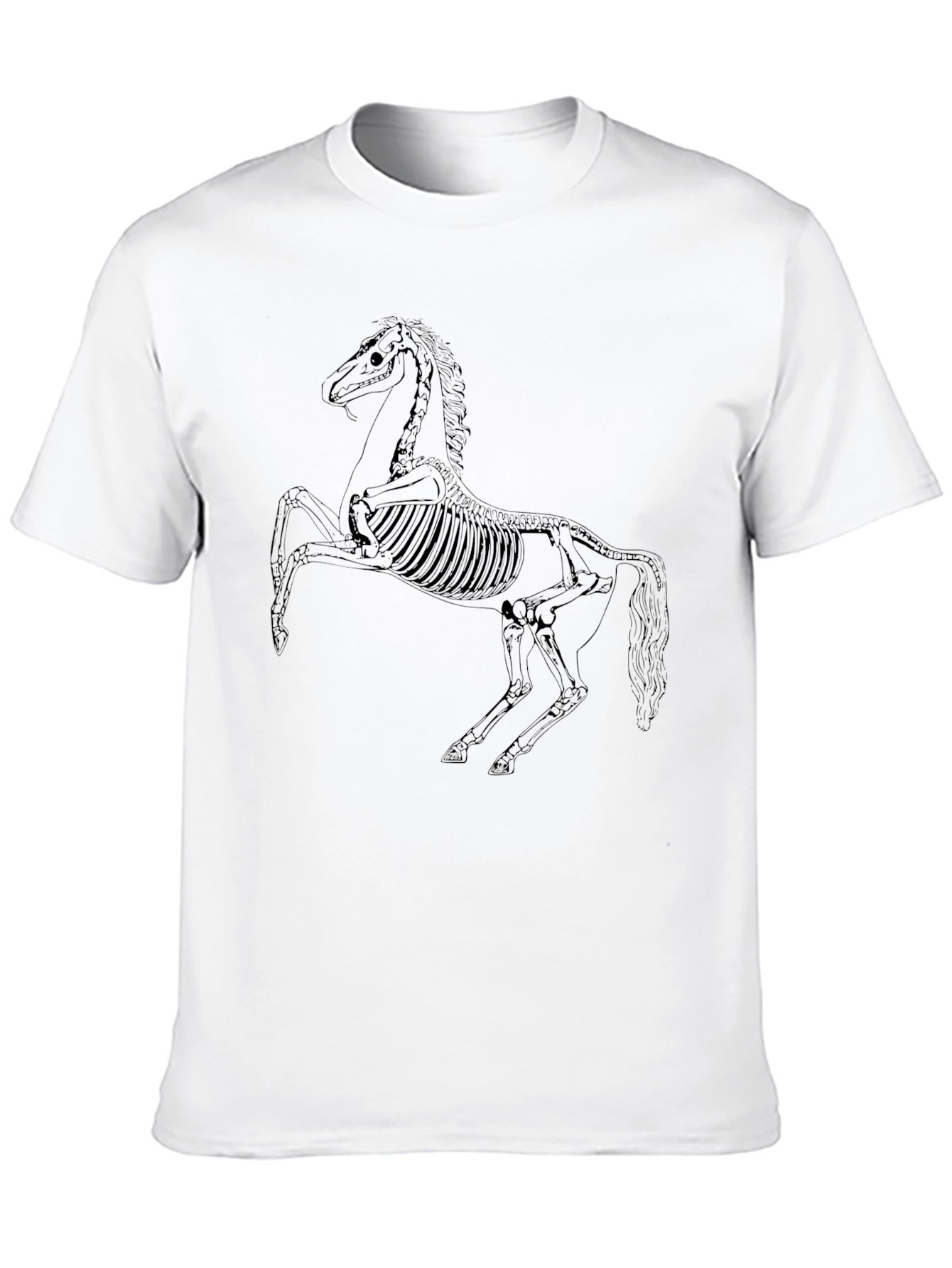 Skeleton Horse Graphic T-Shirt