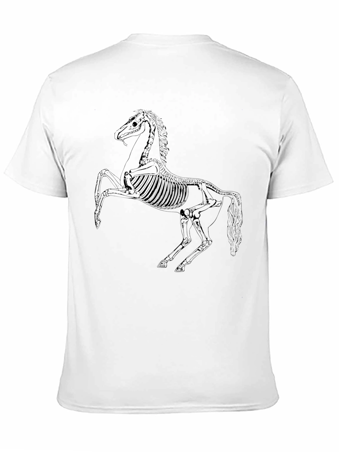 Skeleton Horse Graphic T-Shirt