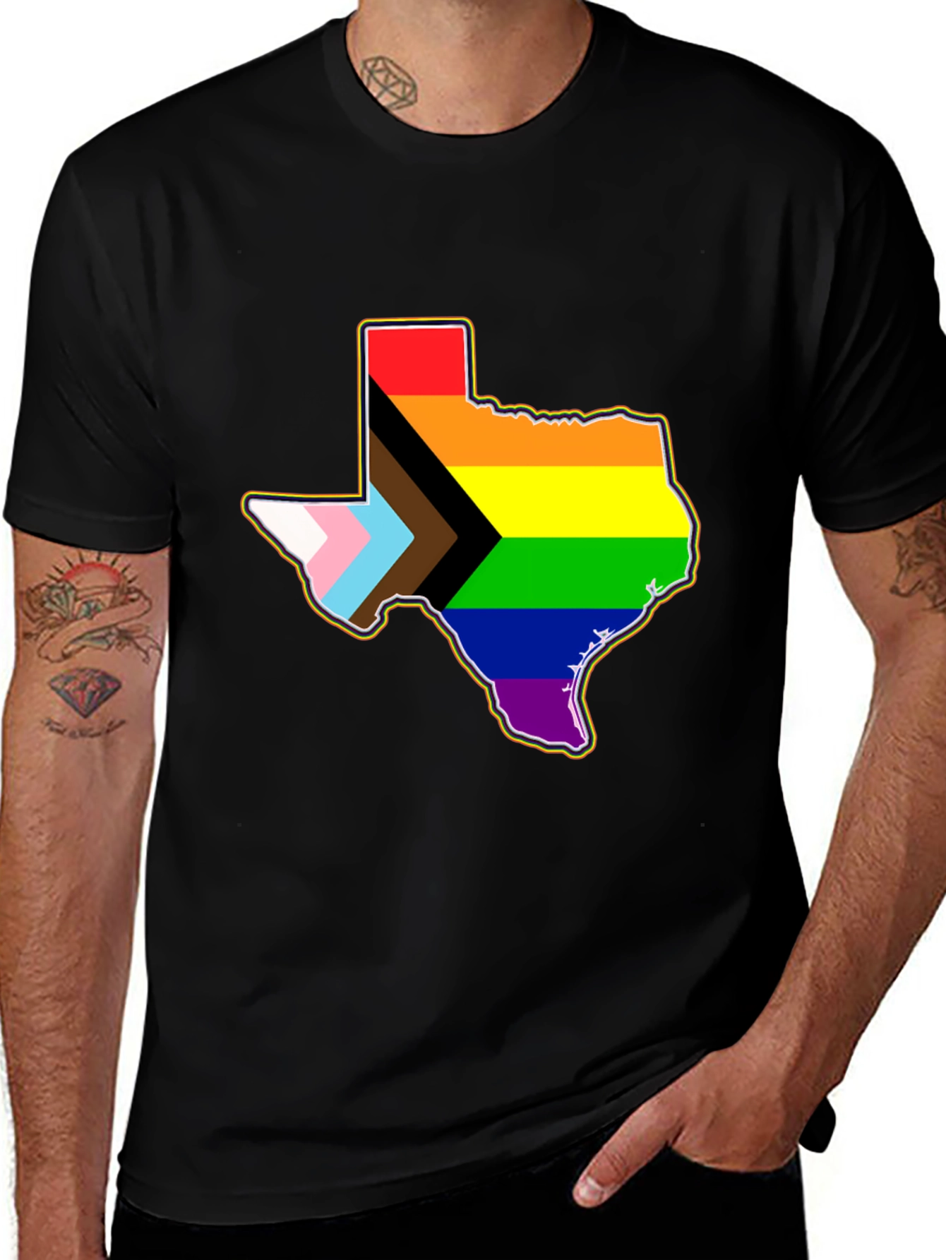 Pride Texas T-Shirt - LGBTQ+ State Tee