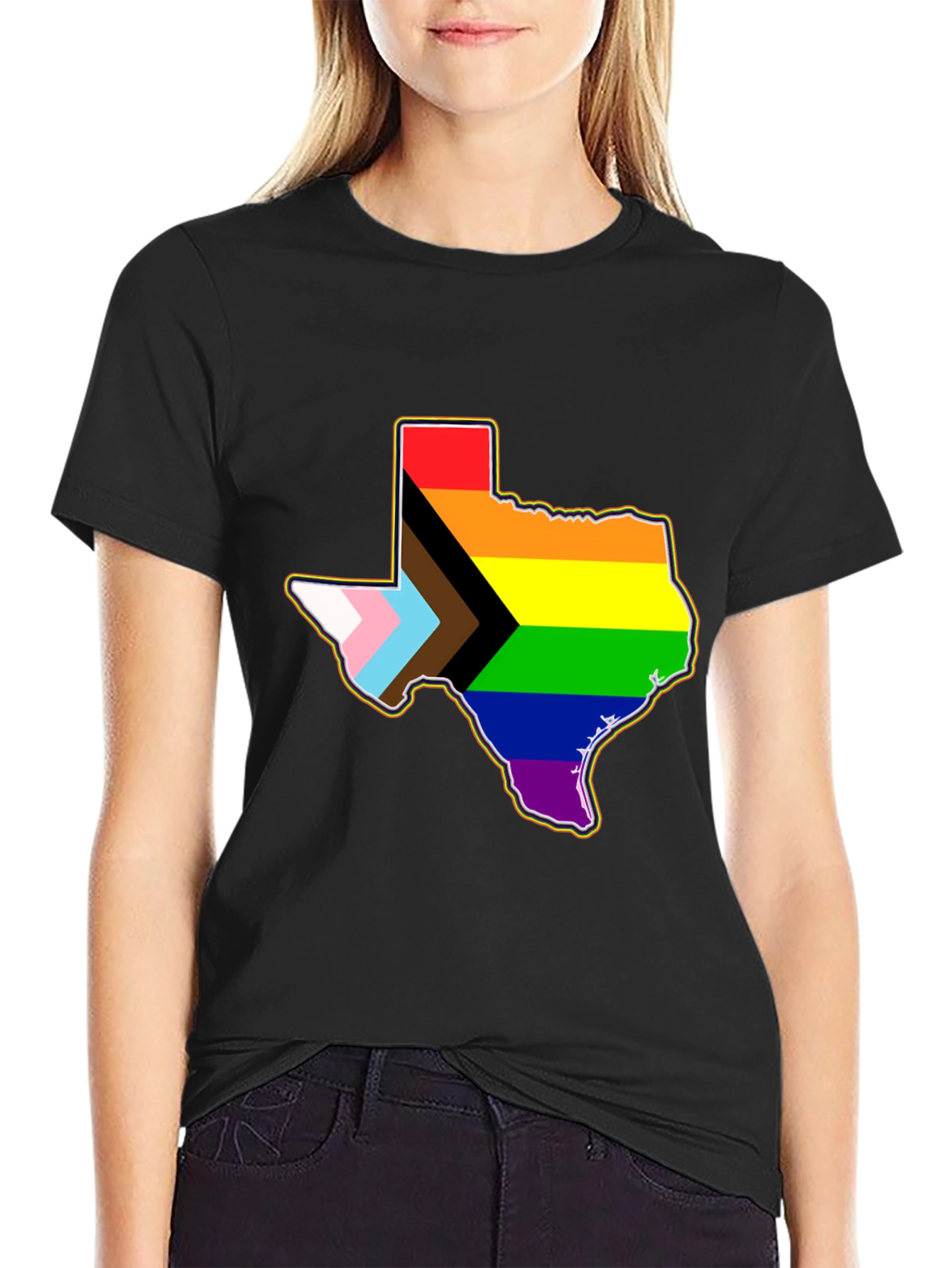 Pride Texas T-Shirt - LGBTQ+ State Tee