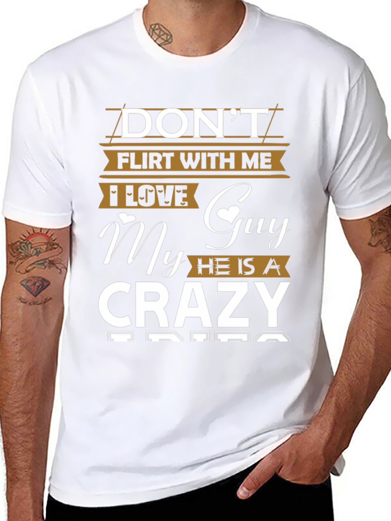 Dont Flirt With Me Funny Graphic Tee