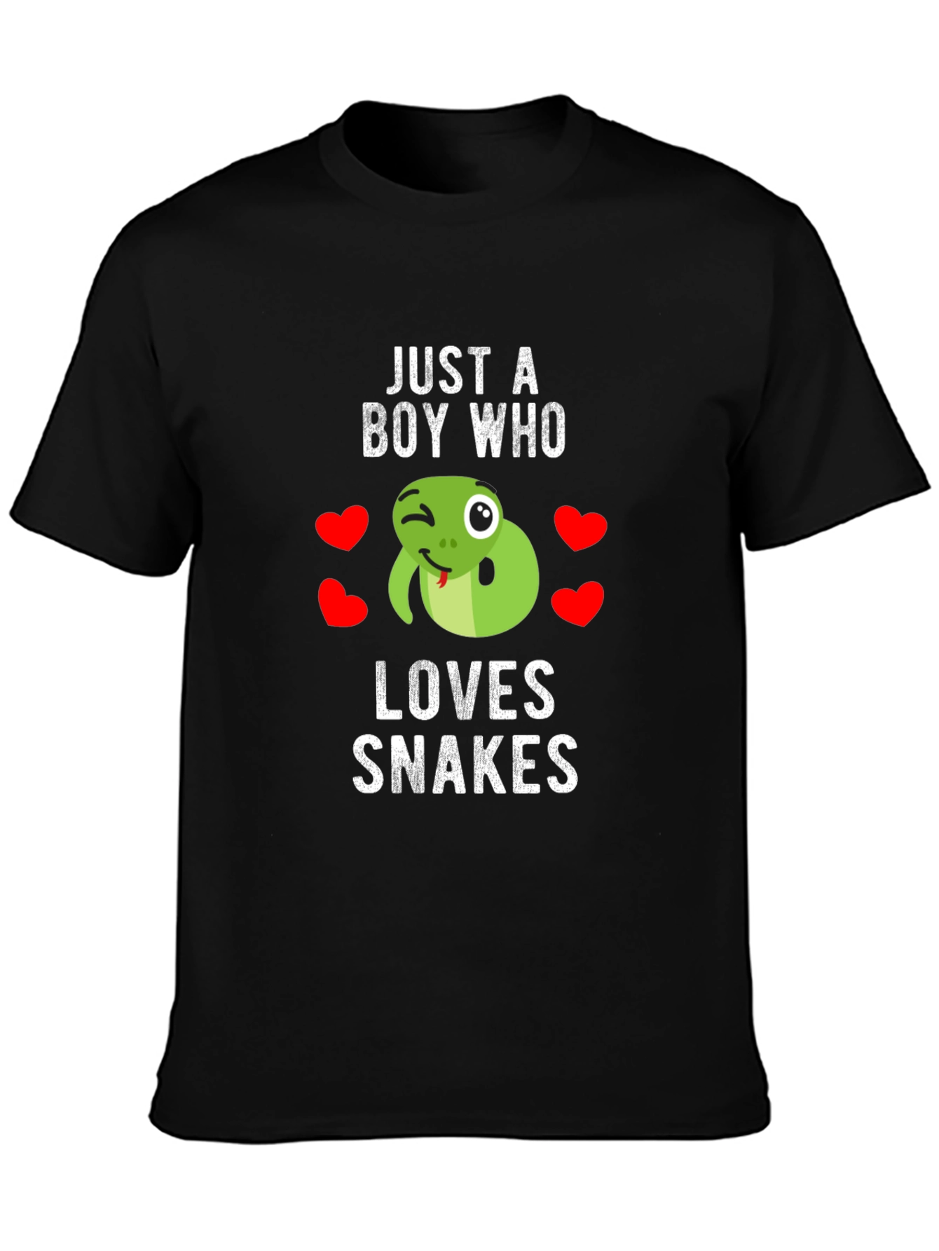 Boy Who Loves Snakes T-Shirt - Cute Snake Design