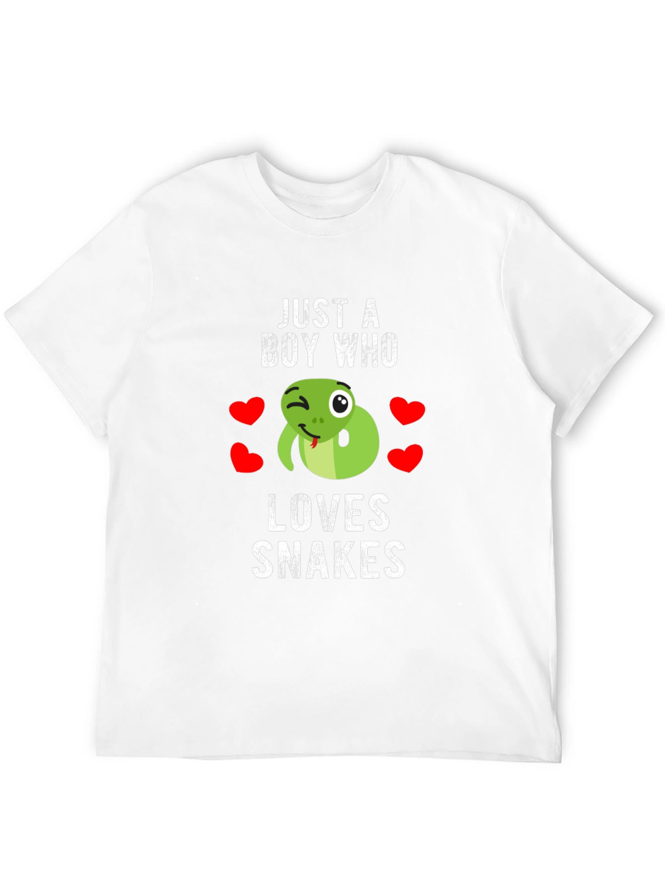 Boy Who Loves Snakes T-Shirt - Cute Snake Design