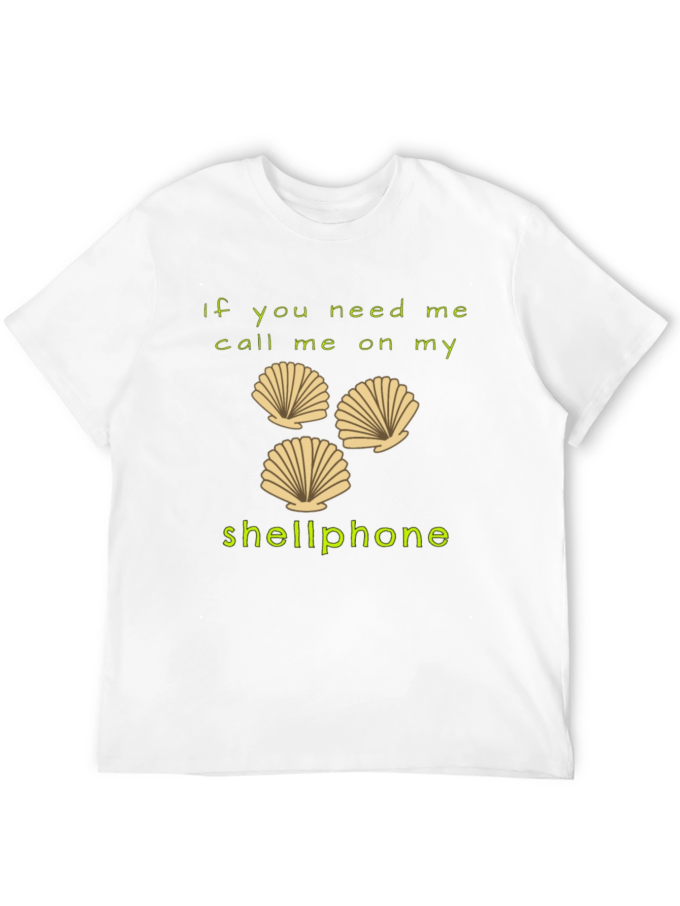 Shellphone T-Shirt - Funny Beach Humor Tee