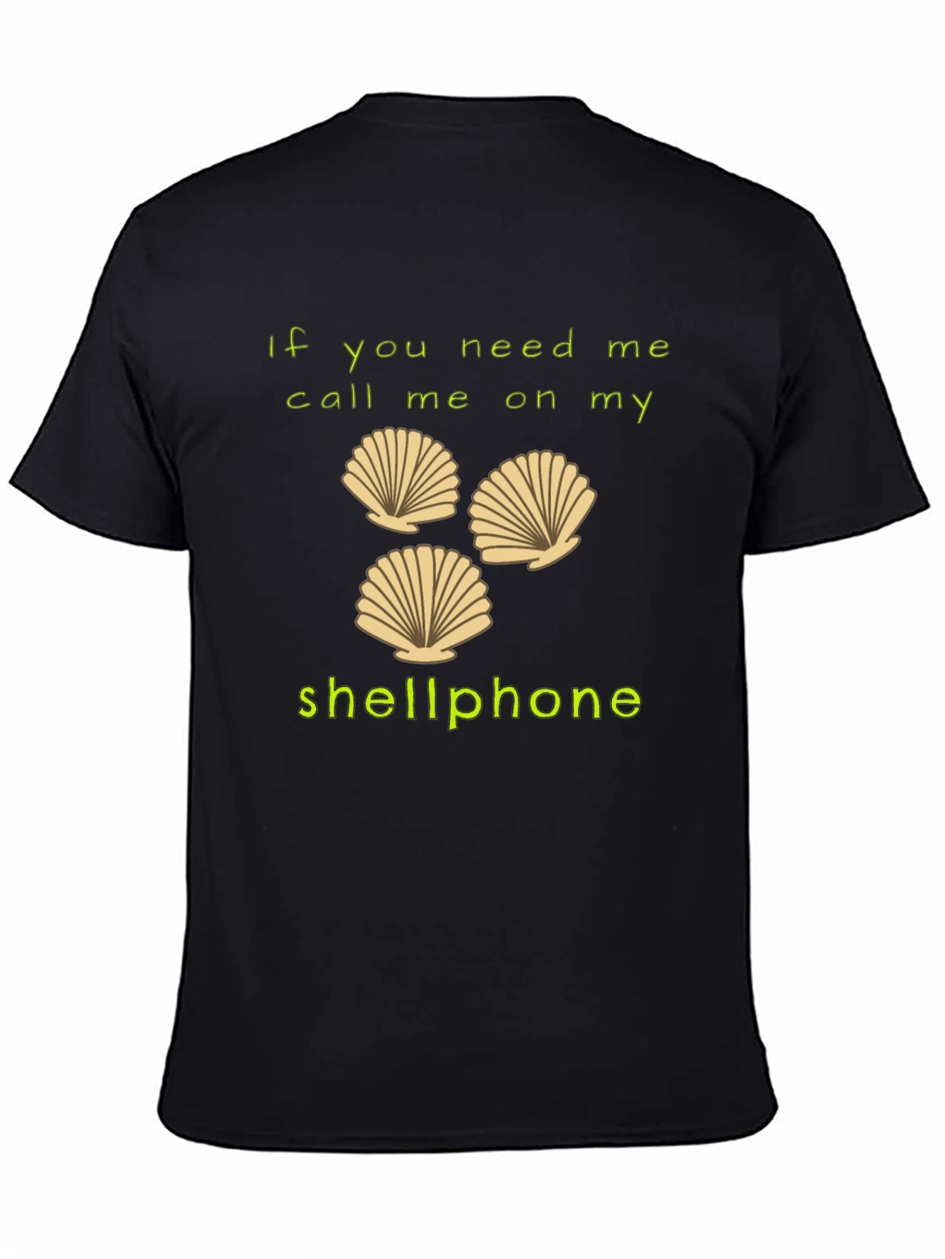 Shellphone T-Shirt - Funny Beach Humor Tee