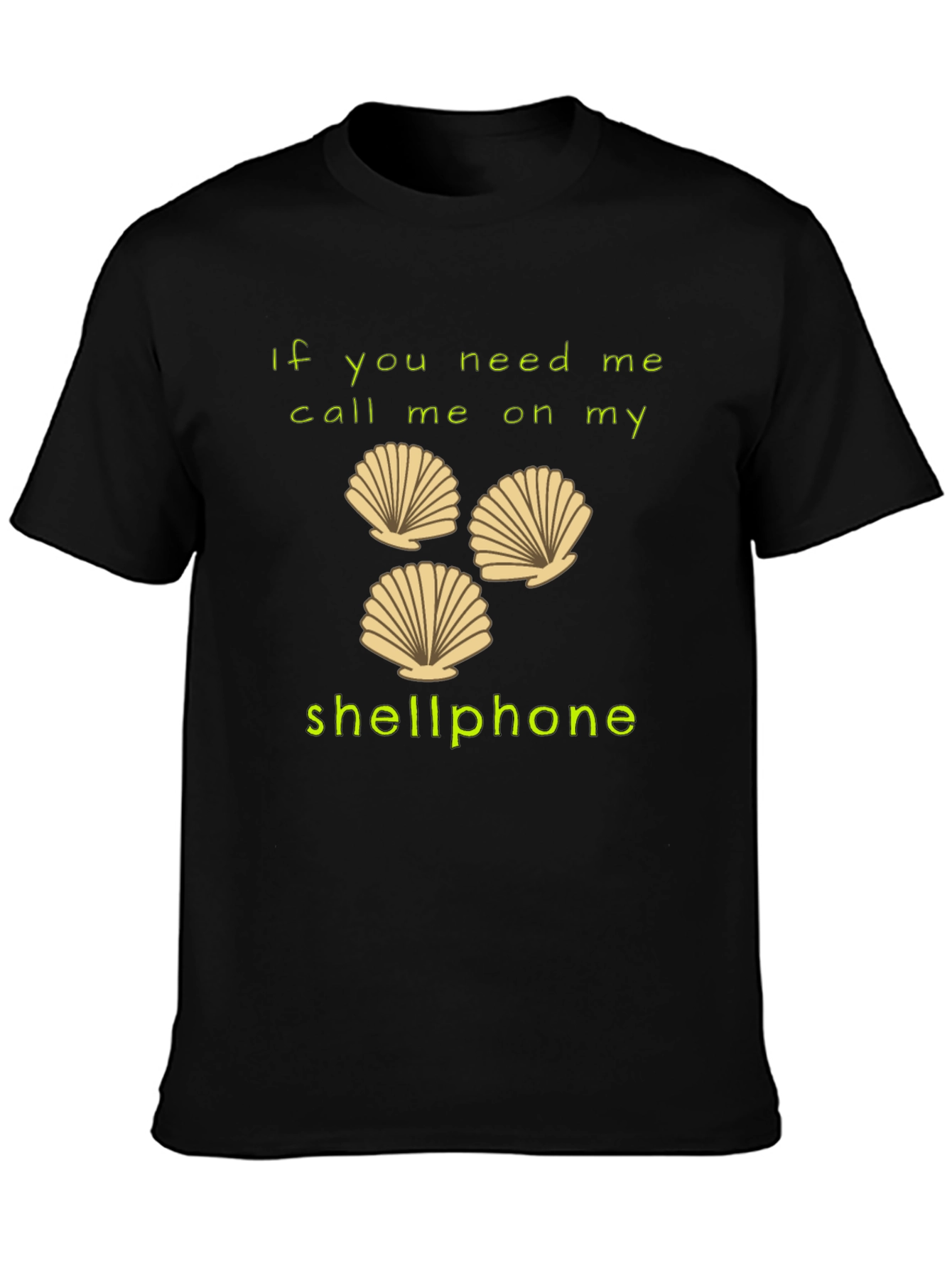 Shellphone T-Shirt - Funny Beach Humor Tee