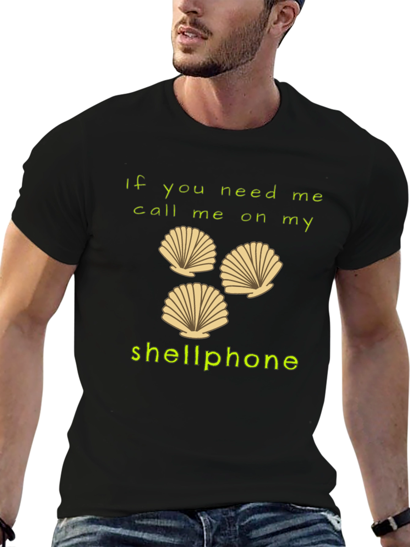 Shellphone T-Shirt - Funny Beach Humor Tee