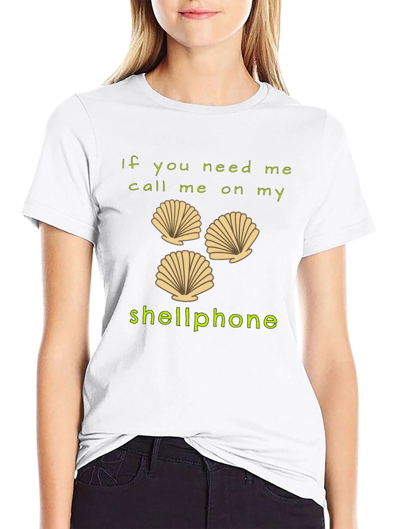 Shellphone T-Shirt - Funny Beach Humor Tee