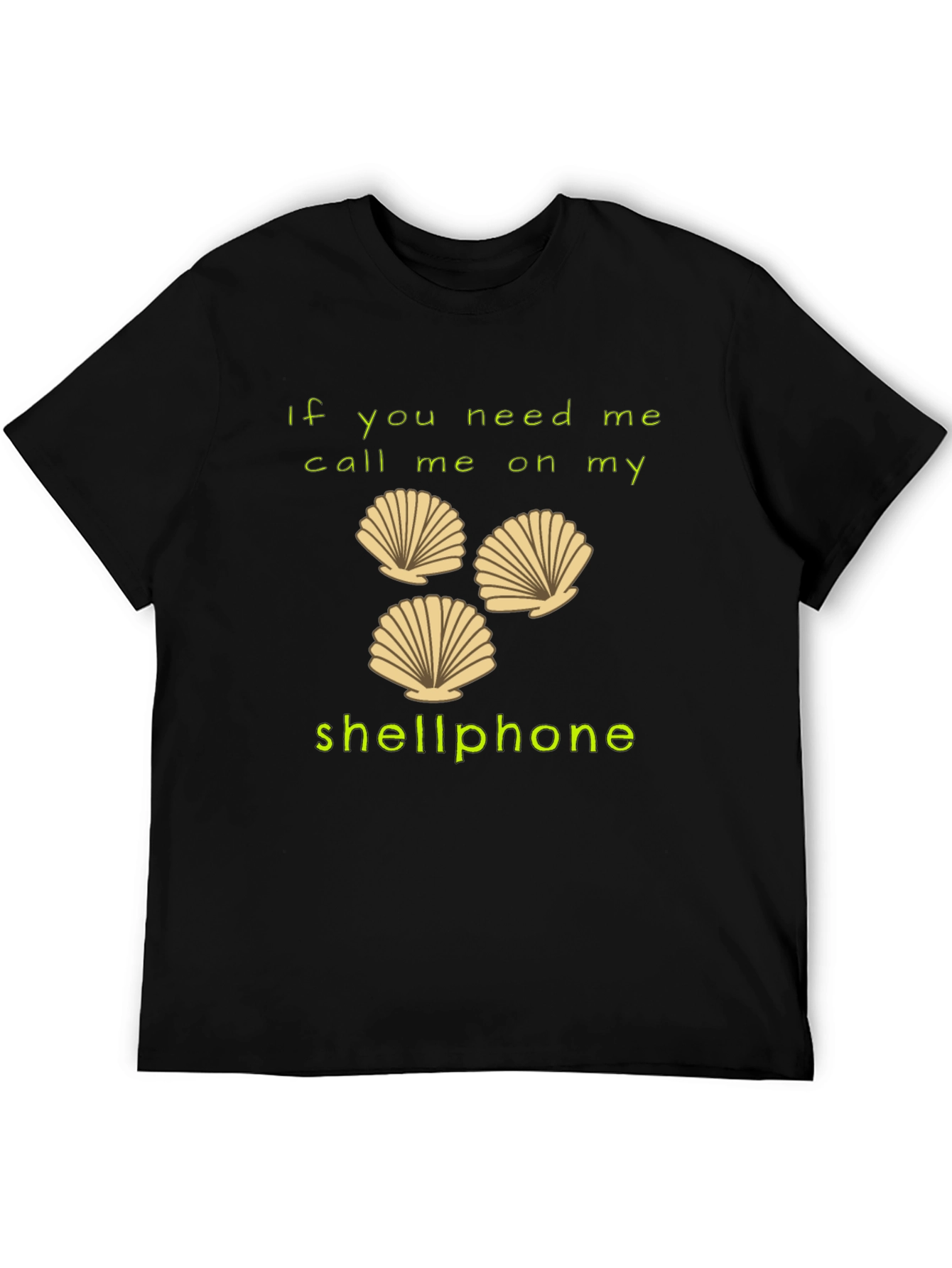 Shellphone T-Shirt - Funny Beach Humor Tee