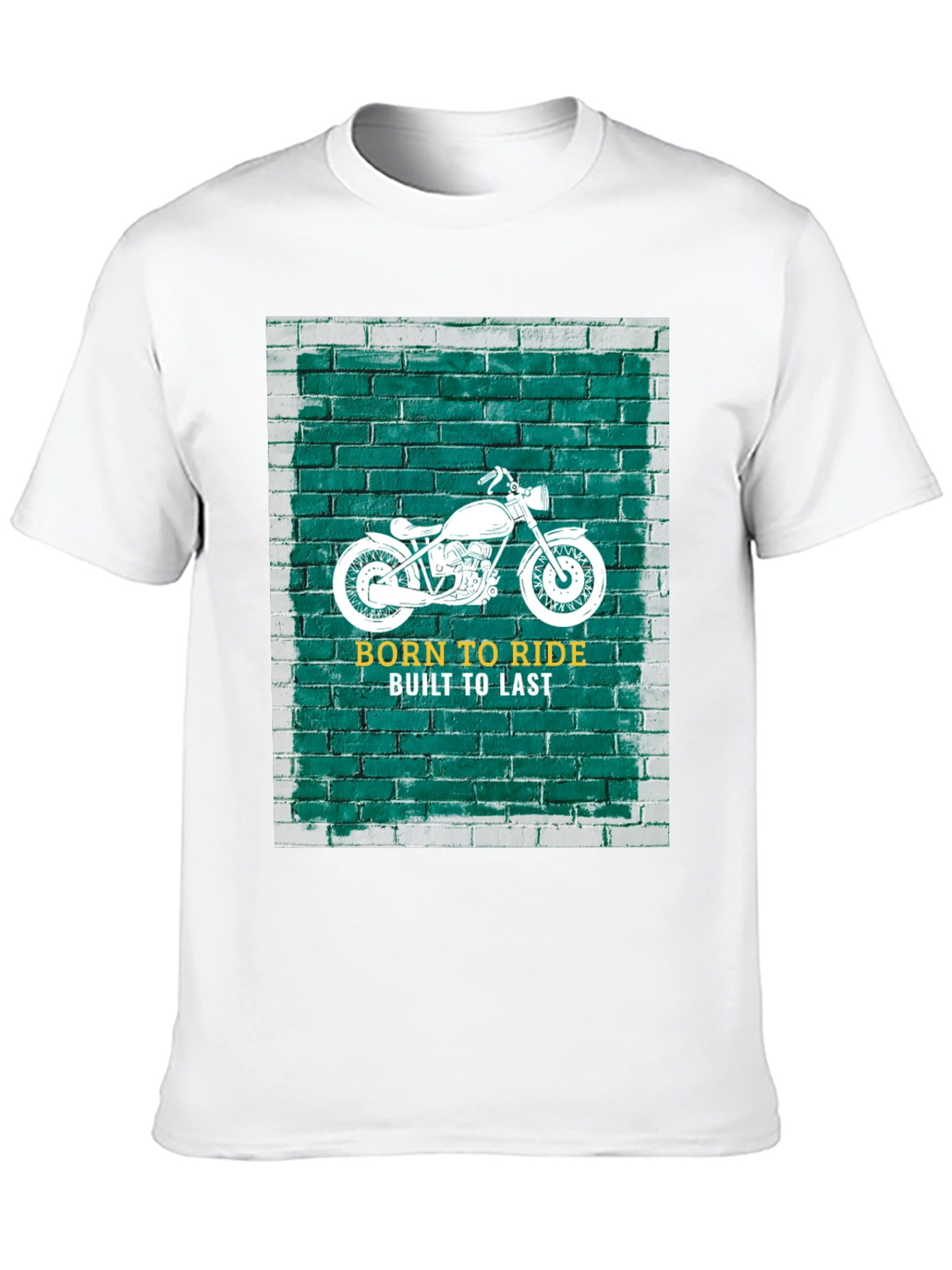 Born to Ride Black Graphic T-Shirt
