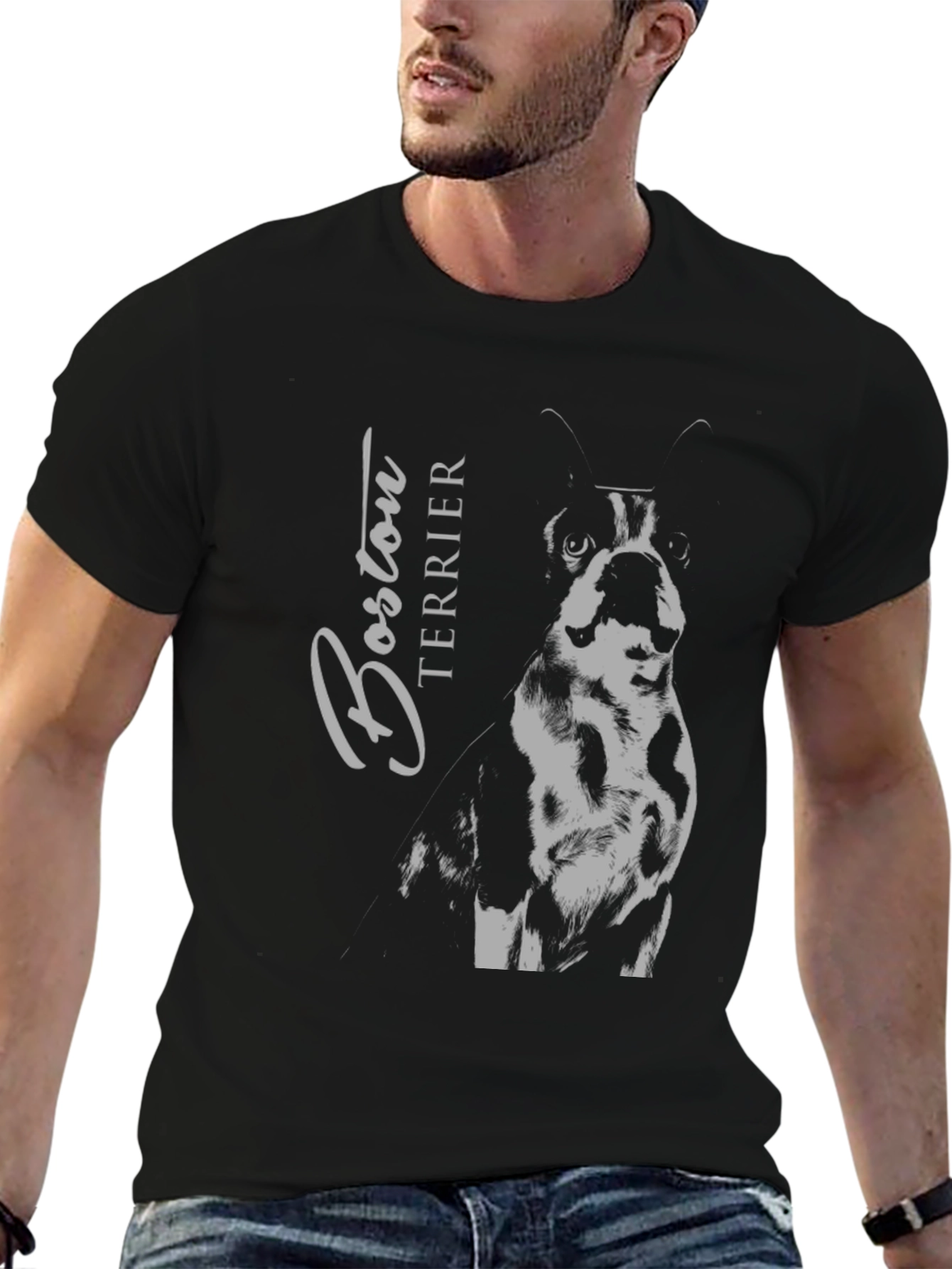 Boston Terrier Graphic Tee - Dog Lover T-Shirt