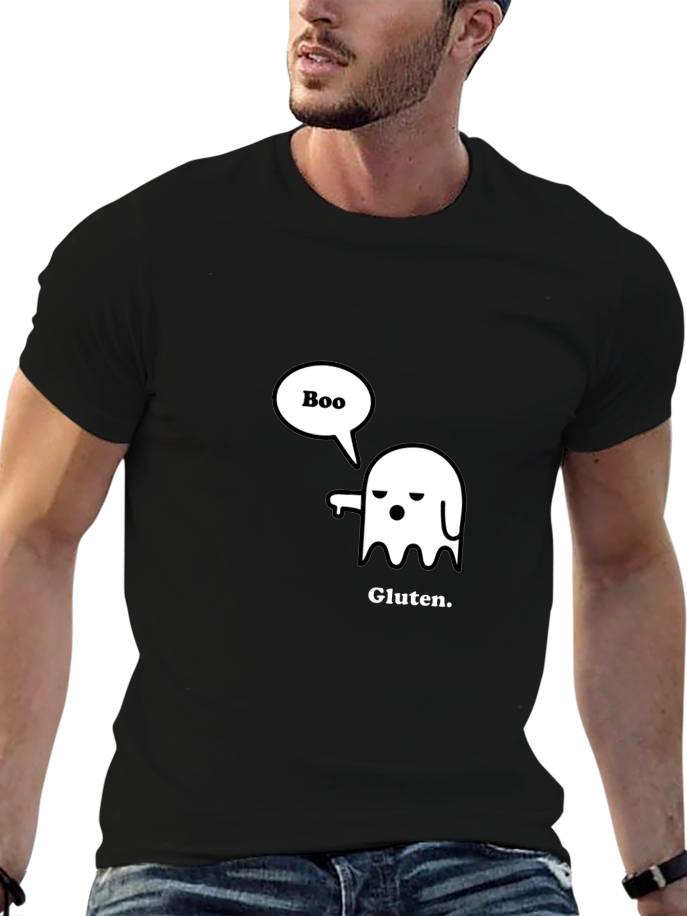 Boo Gluten Funny Ghost T-Shirt