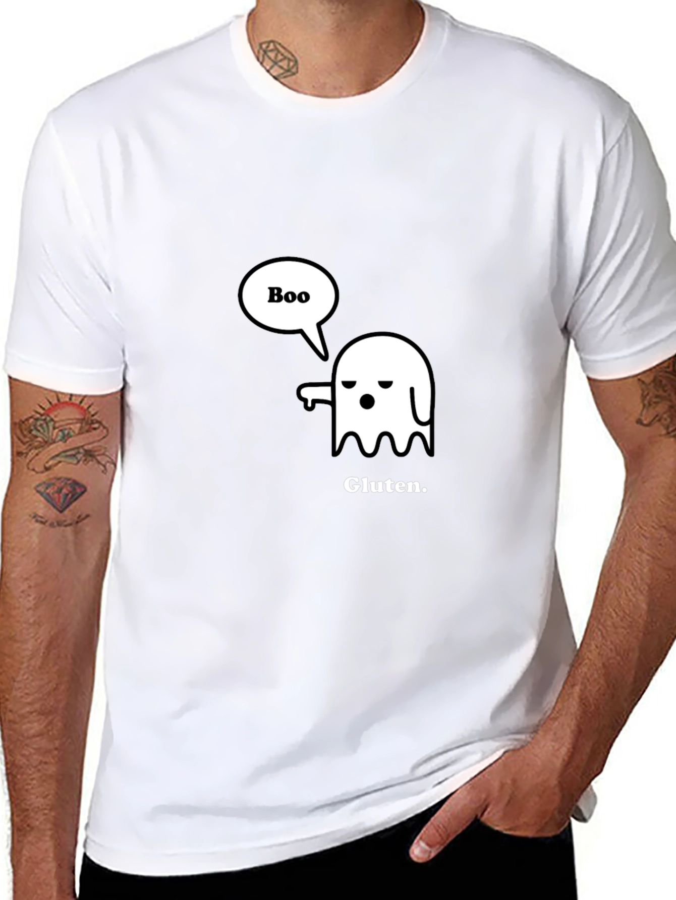 Boo Gluten Funny Ghost T-Shirt