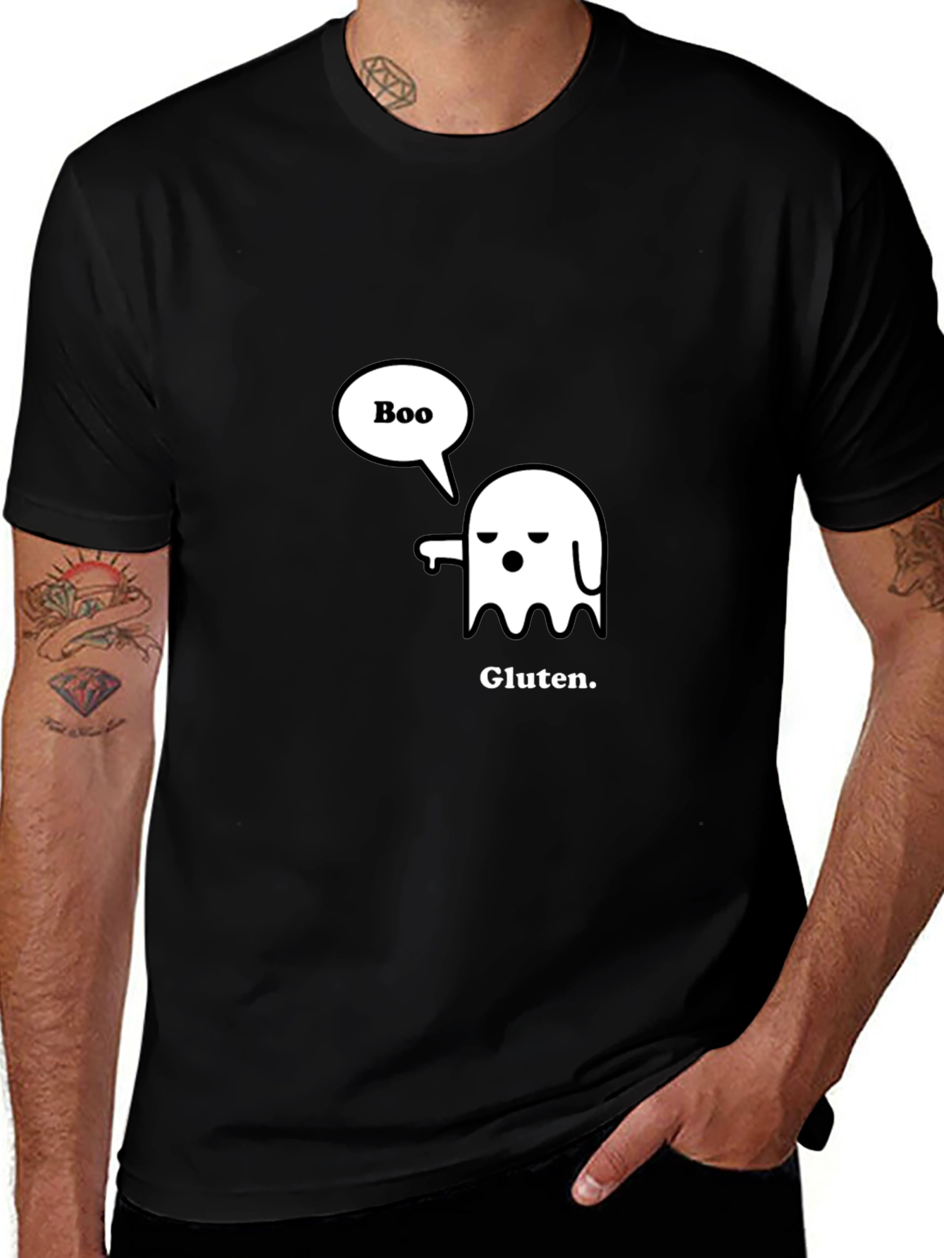 Boo Gluten Funny Ghost T-Shirt