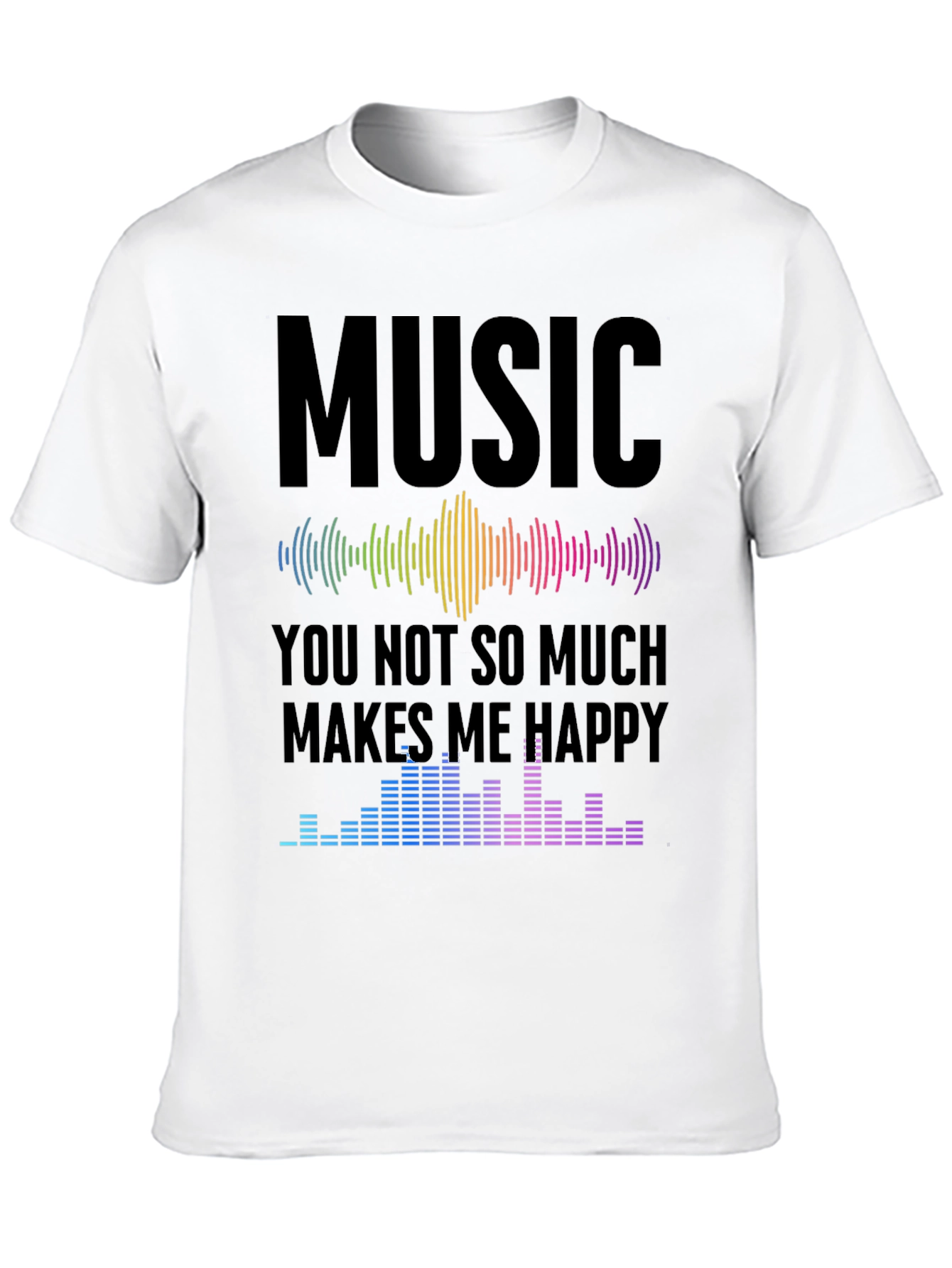 Music Makes Me Happy Graphic T-Shirt