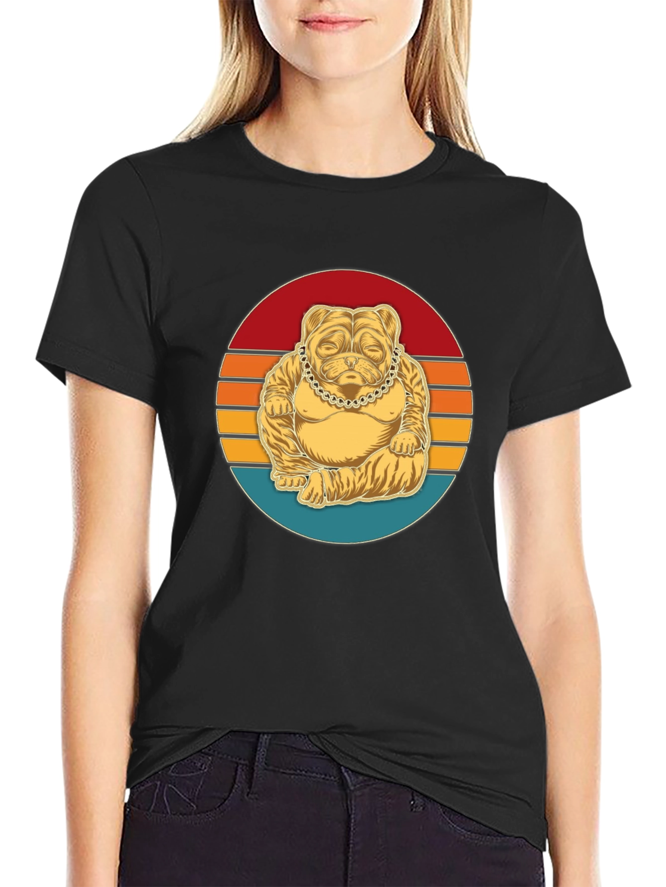 Buddha Dog T-Shirt - Meditation Tee
