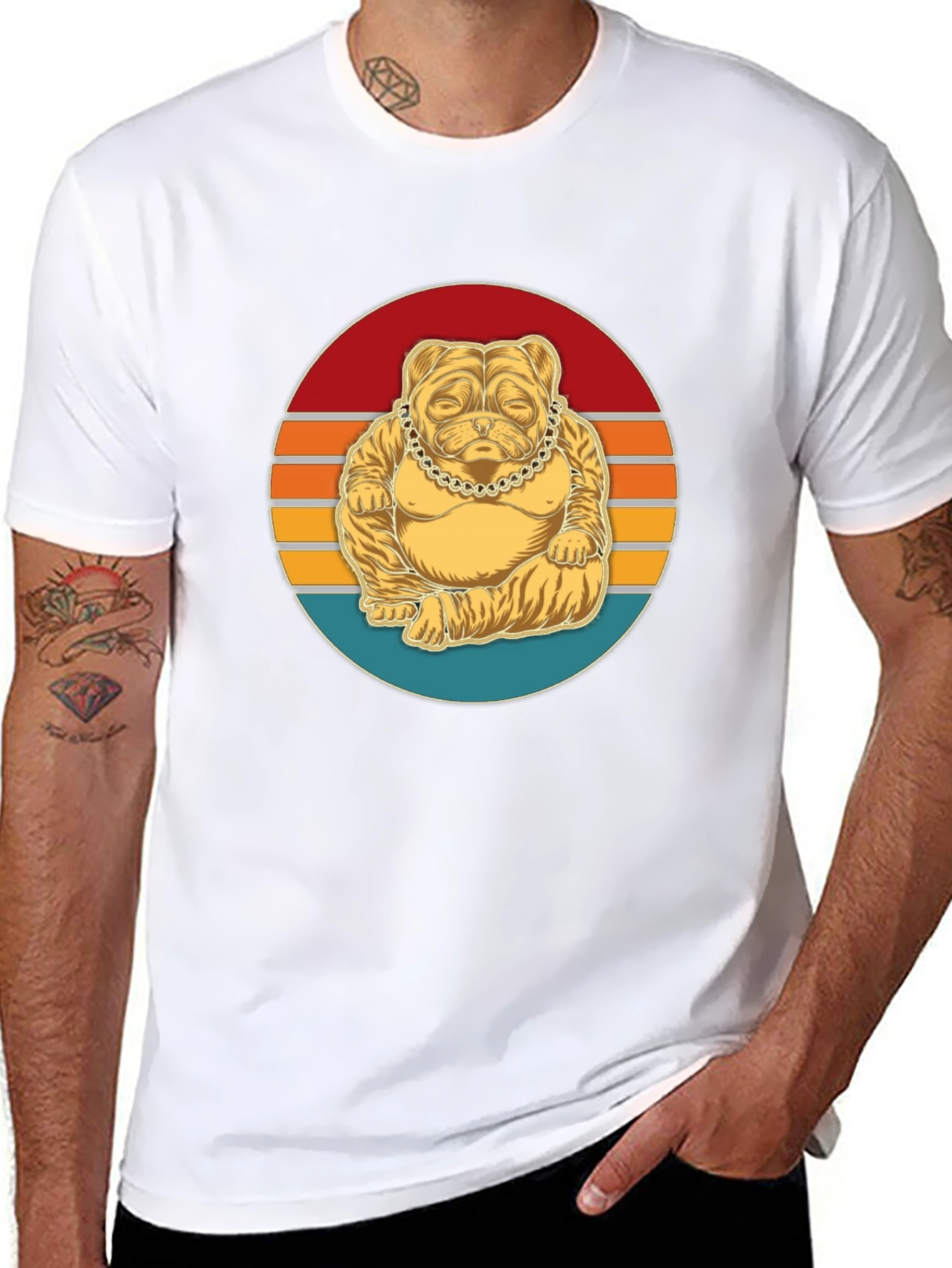 Buddha Dog T-Shirt - Meditation Tee