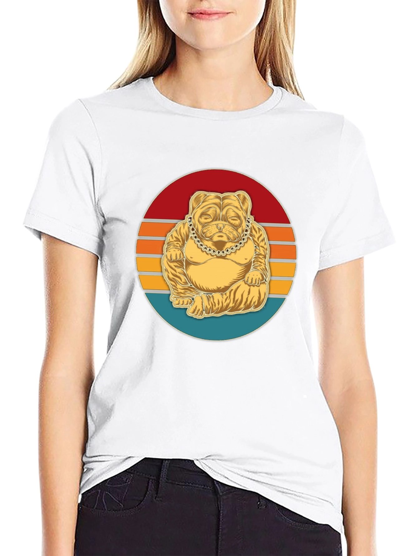 Buddha Dog T-Shirt - Meditation Tee