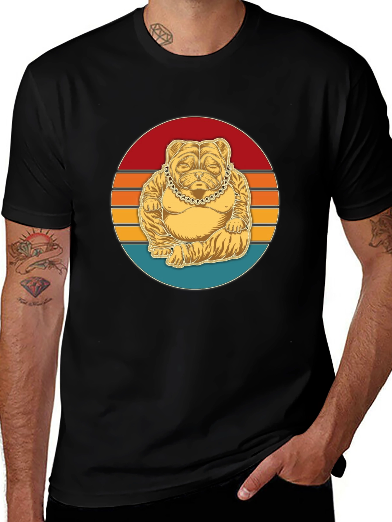Buddha Dog T-Shirt - Meditation Tee