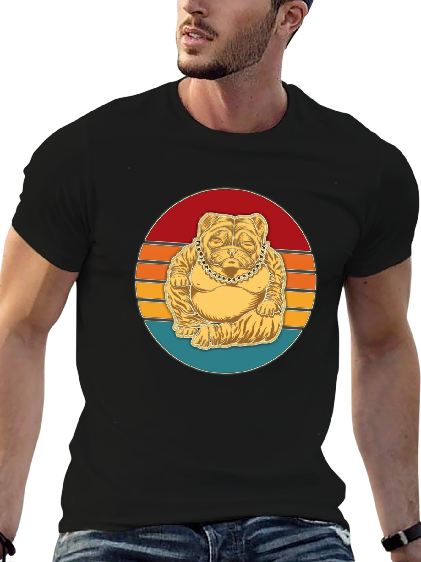 Buddha Dog T-Shirt - Meditation Tee