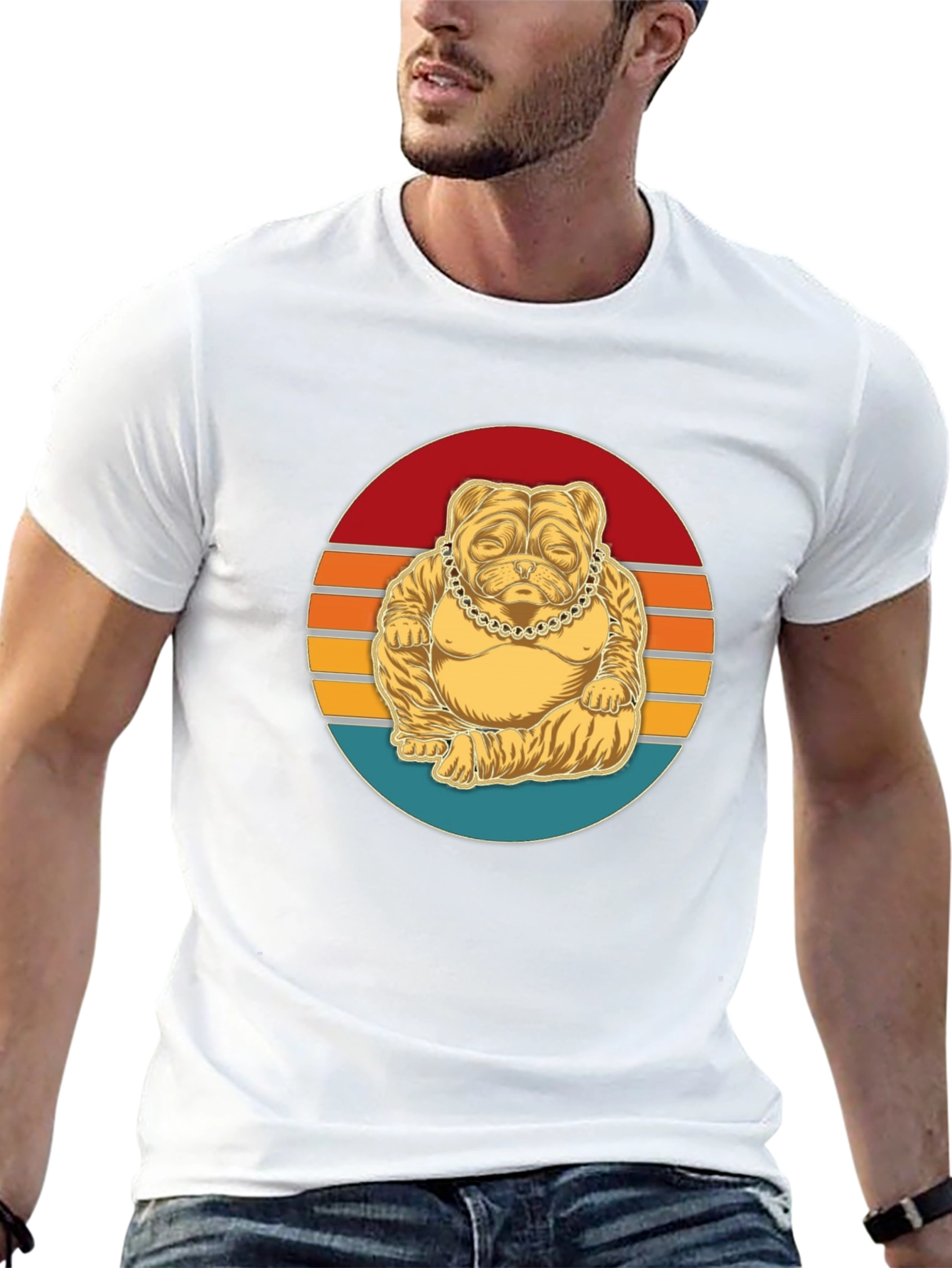 Buddha Dog T-Shirt - Meditation Tee