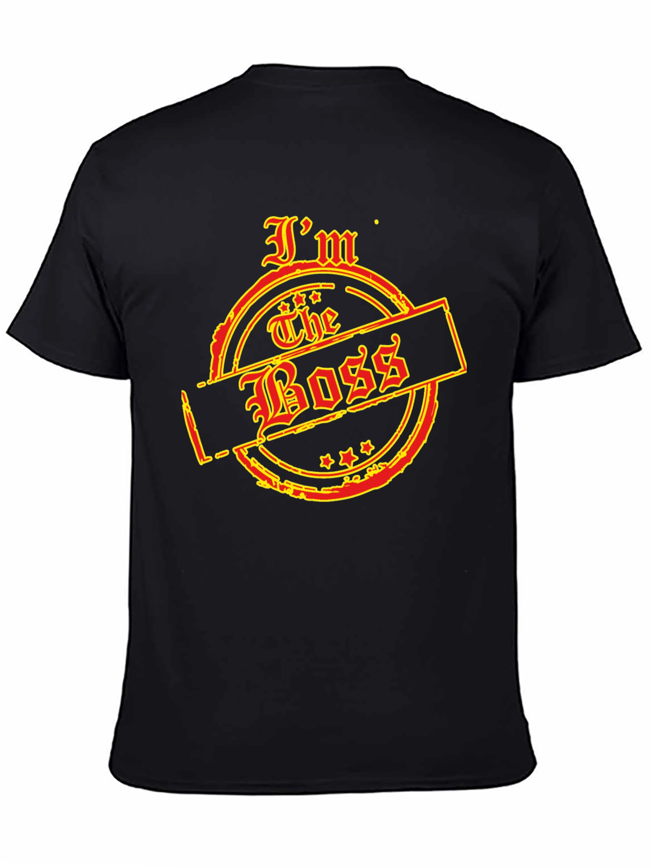 Im The Boss Graphic T-Shirt - Black
