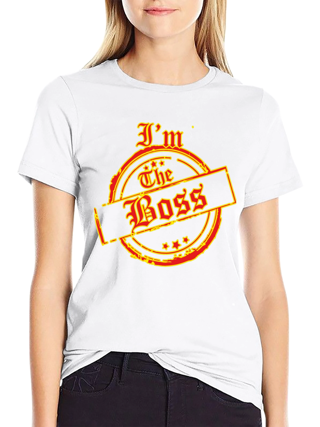 Im The Boss Graphic T-Shirt - Black