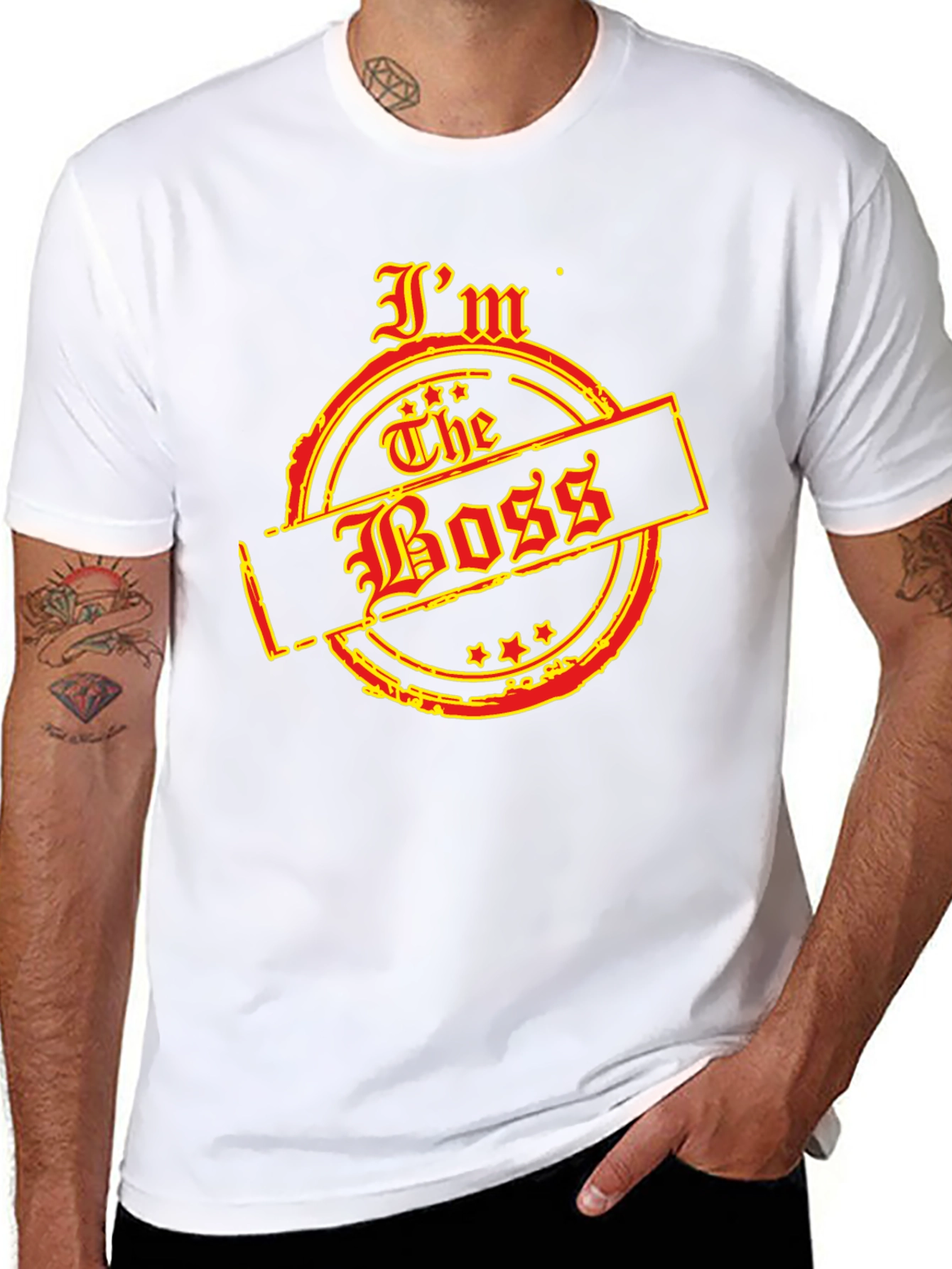 Im The Boss Graphic T-Shirt - Black