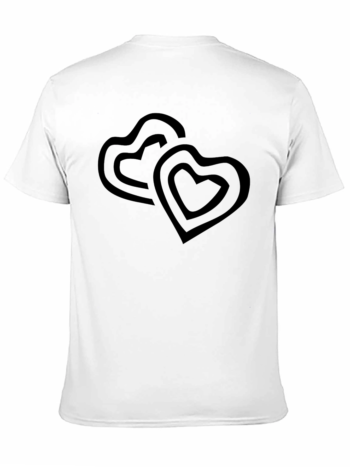Heart Graphic Black T-Shirt