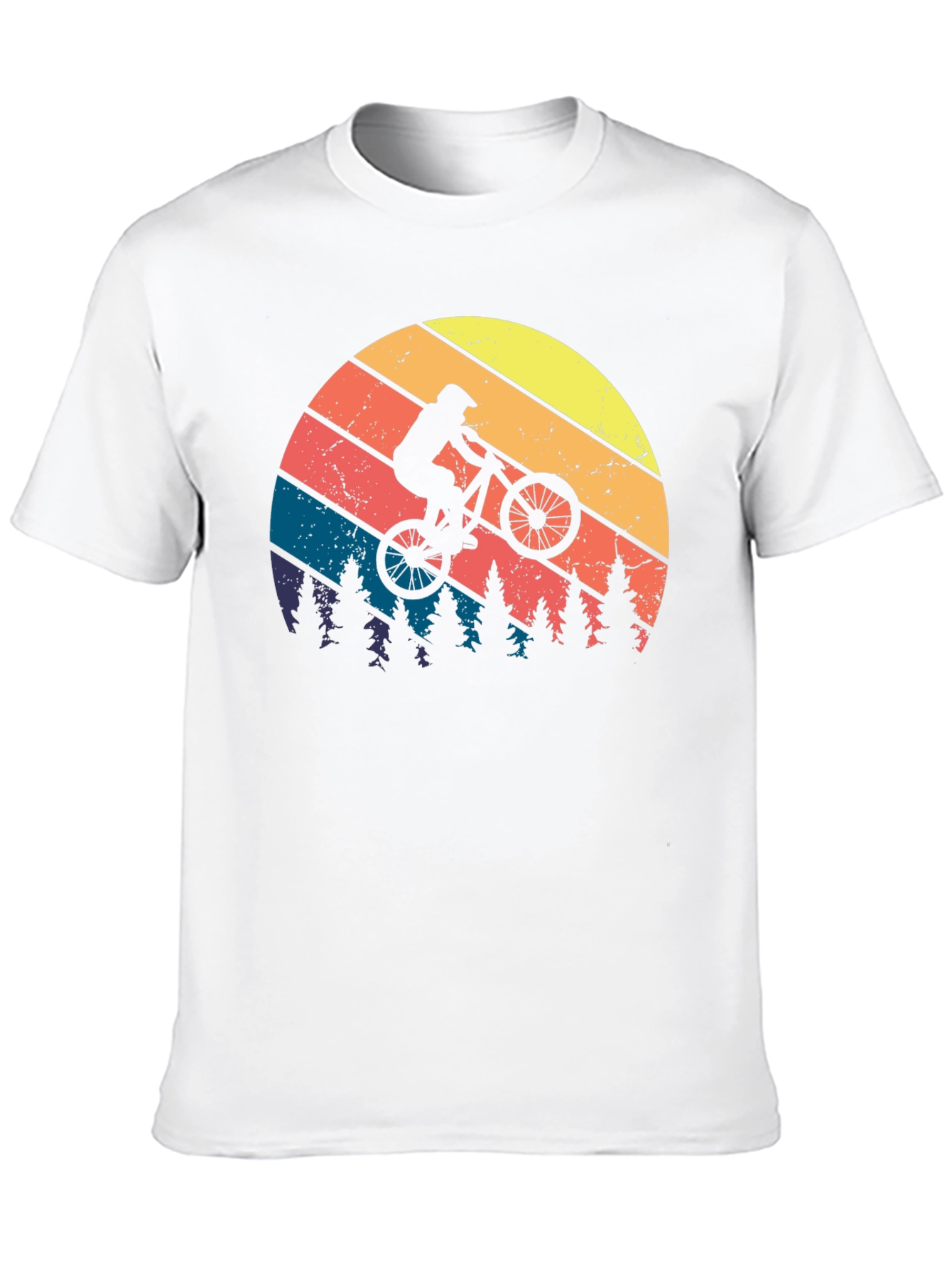 Retro Mountain Biker Graphic Tee