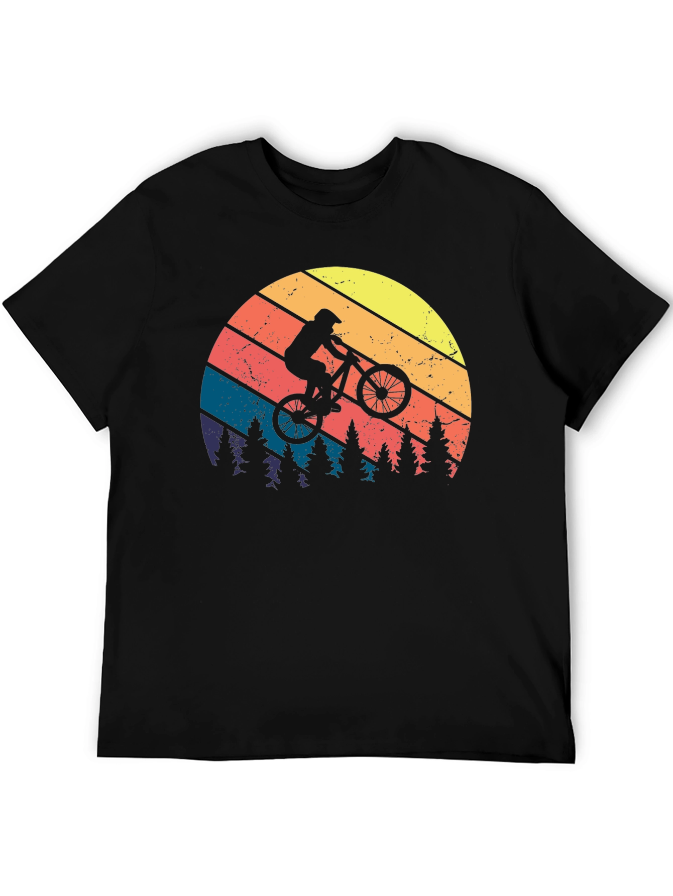 Retro Mountain Biker Graphic Tee