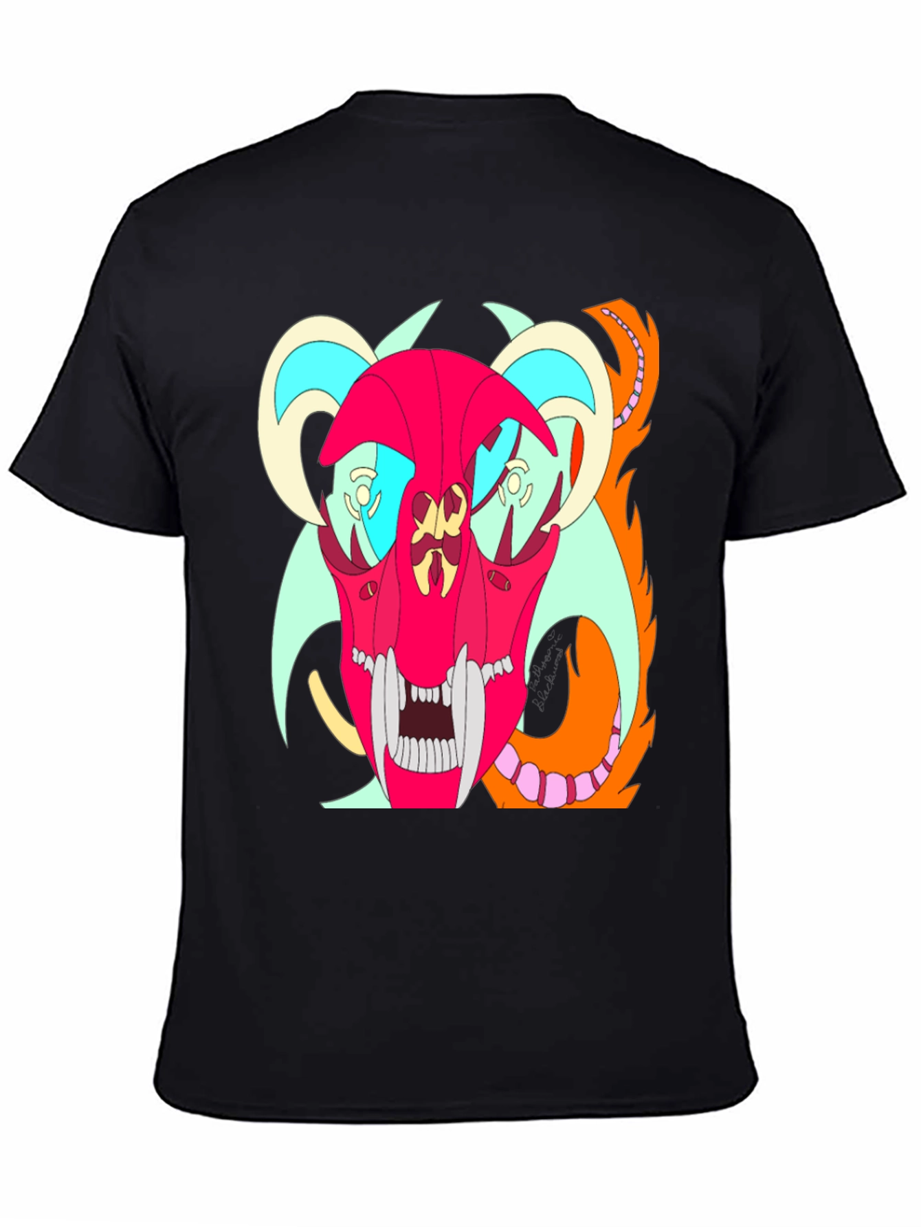 Skull Beast Graphic Tee - Bold Design Soft Cotton