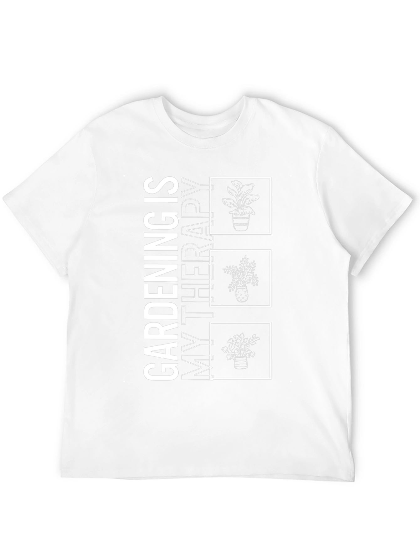 Gardening is My Therapy Graphic T-Shirt