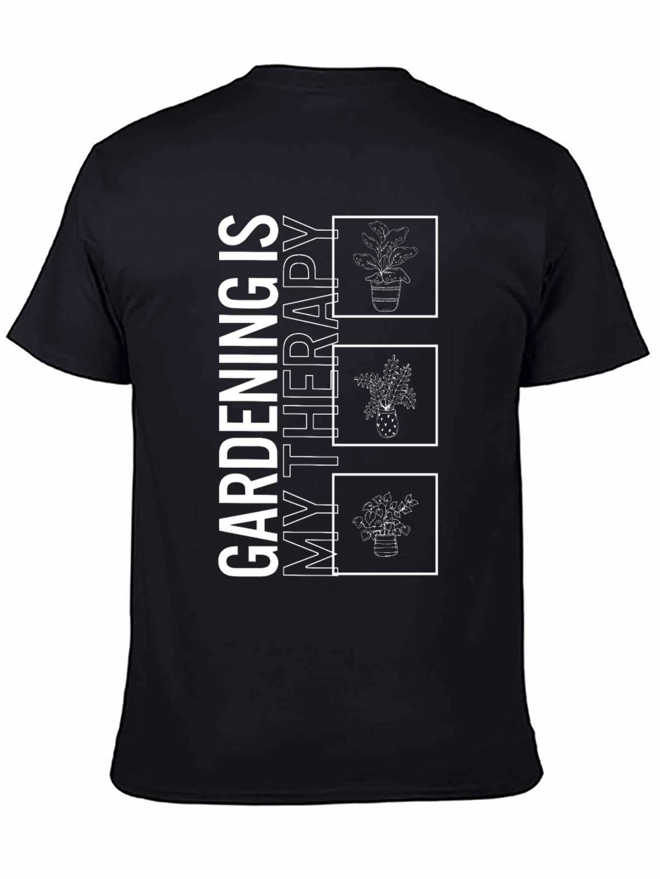 Gardening is My Therapy Graphic T-Shirt