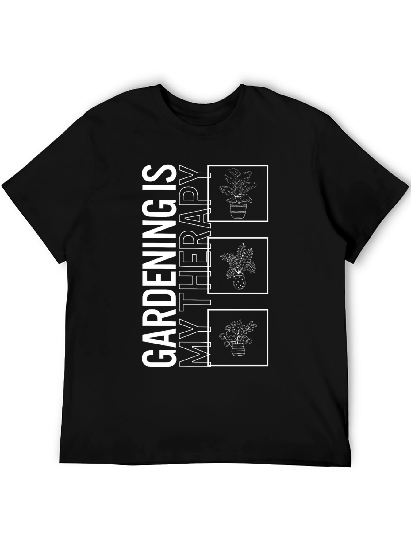 Gardening is My Therapy Graphic T-Shirt