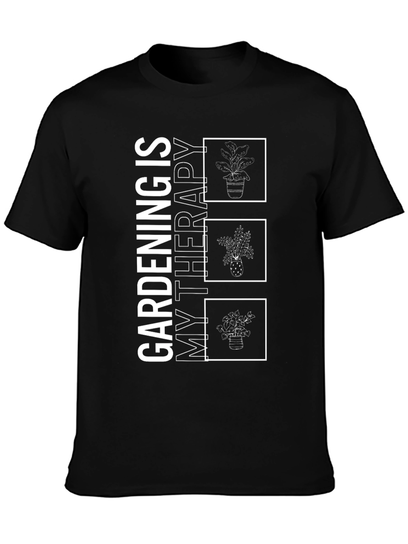 Gardening is My Therapy Graphic T-Shirt