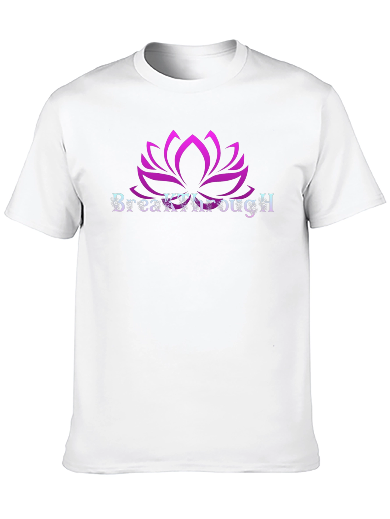 Breakthrough Lotus Graphic T-Shirt - Stylish and Unique