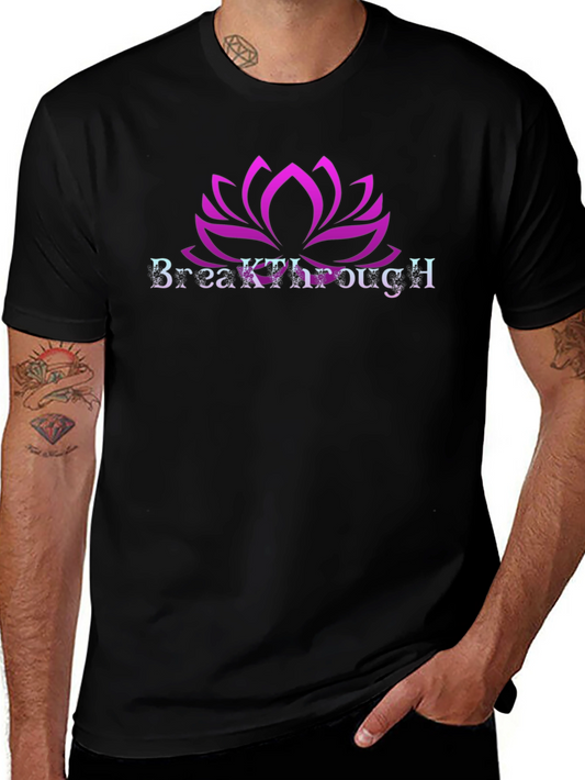 Breakthrough Lotus Graphic T-Shirt - Stylish and Unique