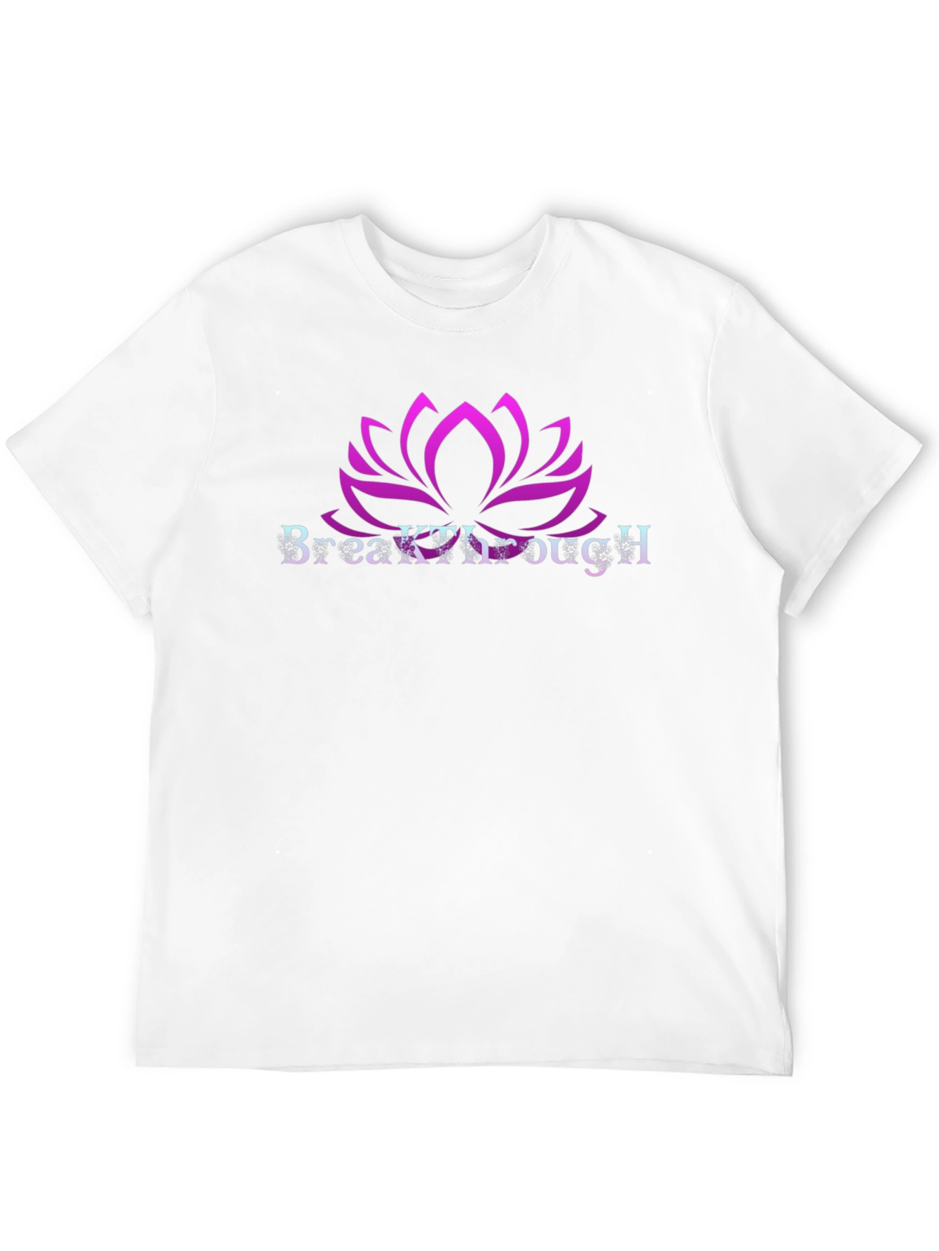 Breakthrough Lotus Graphic T-Shirt - Stylish and Unique